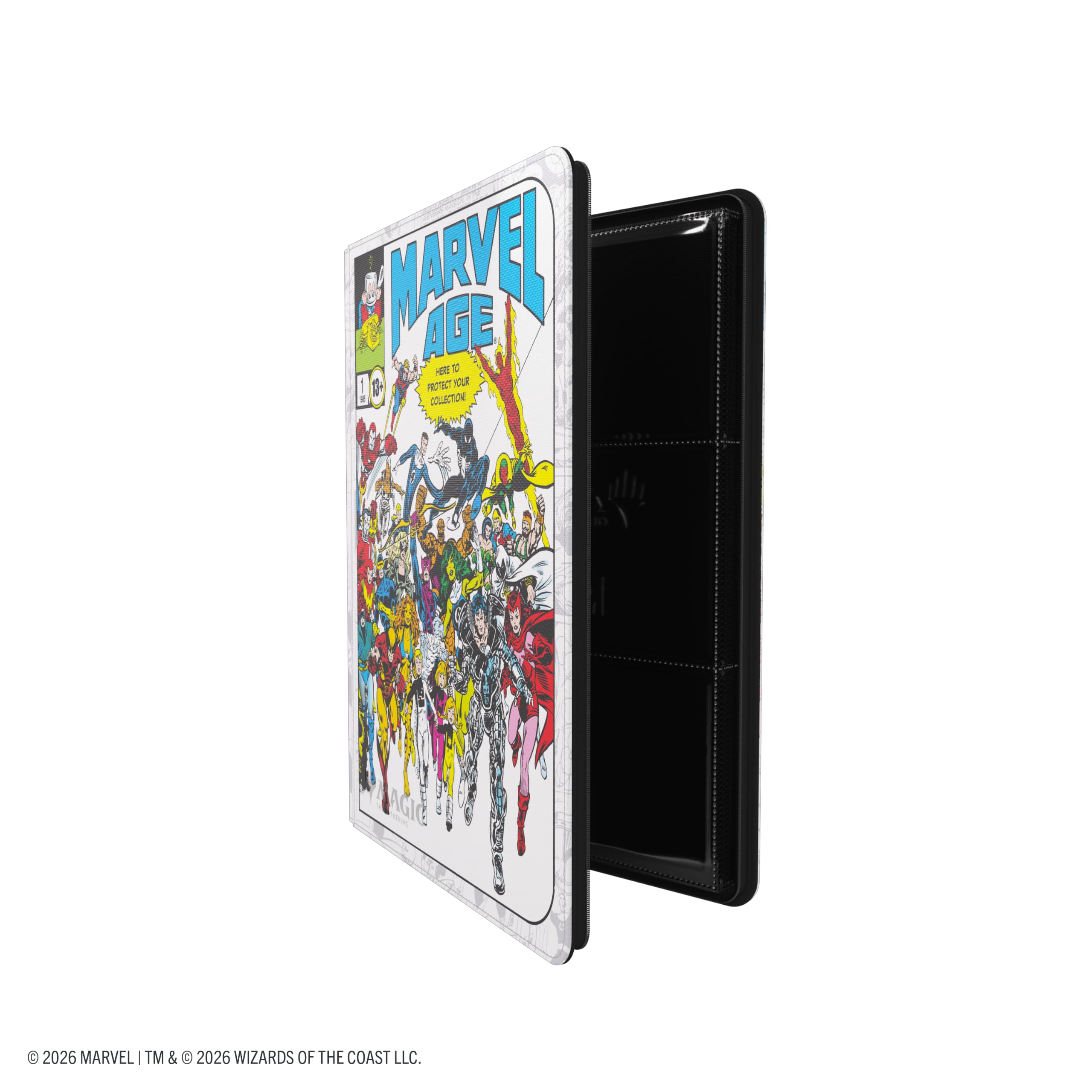 Gamegenic Marvel Super Heroes Zip-Up Album - Holds 360 Cards | Side-Loading Pockets | Zip-Up Closure 2