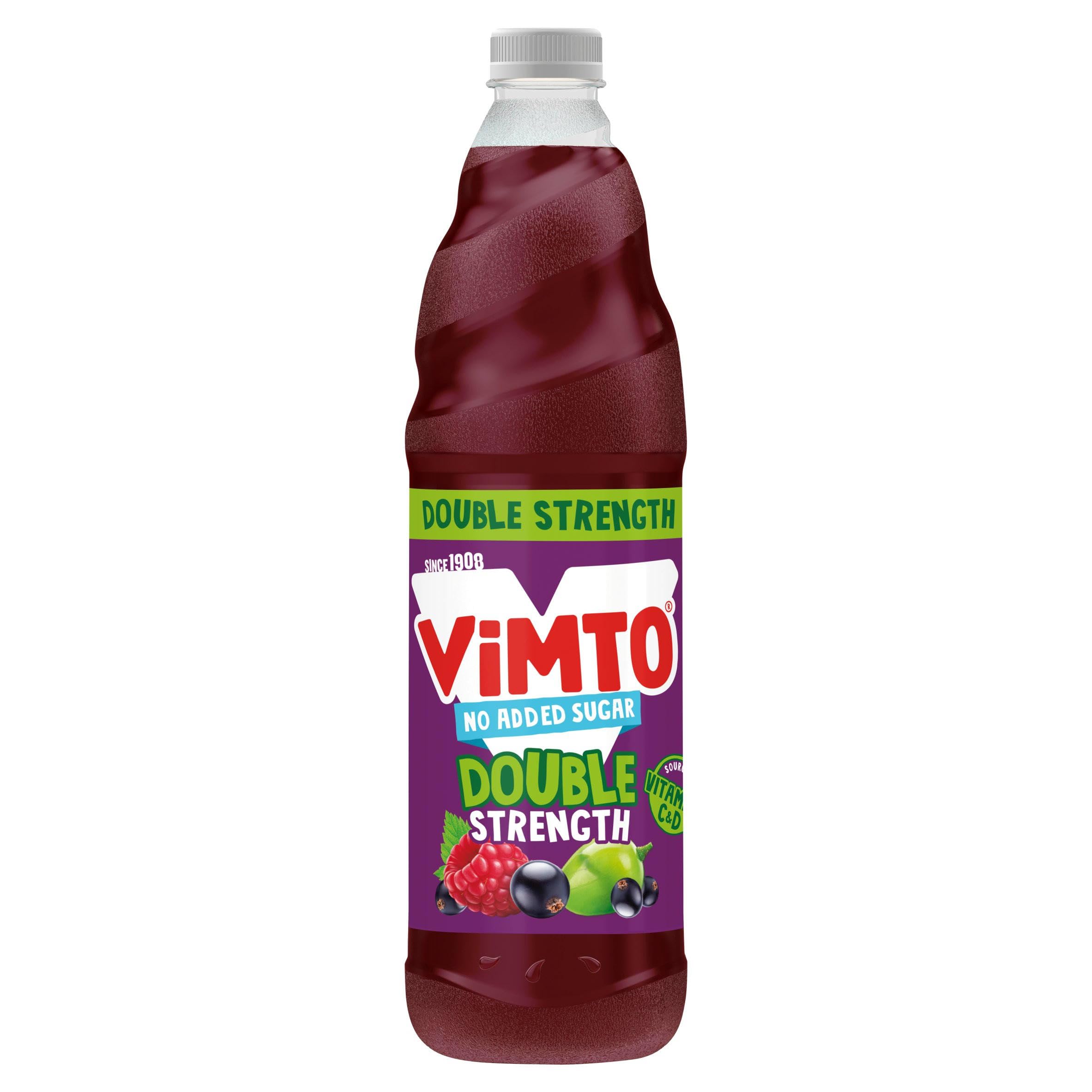 Vimto Tropical Twist No Added Sugar Double Concentrate Fruit Squash, 725 ml 1
