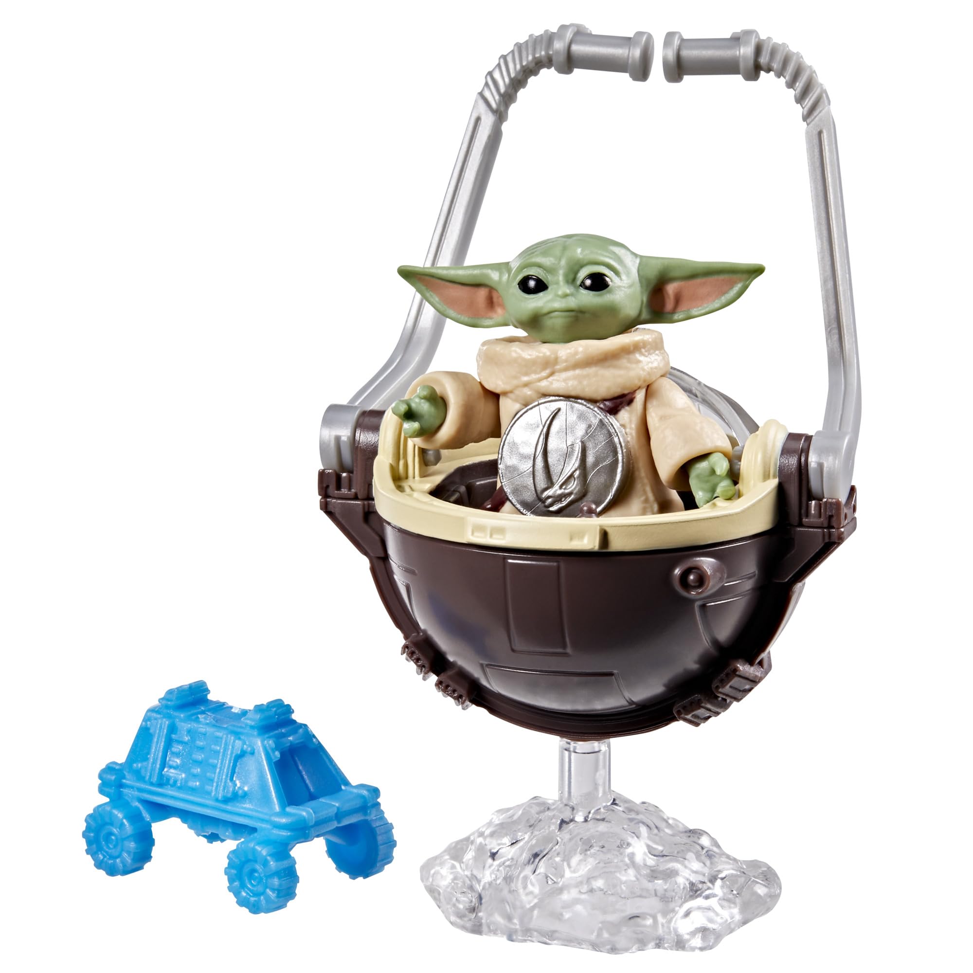 Star Wars ActionVerse Grogu Action Figure Set | 3.3-cm Figure | Includes 3 Accessories | Ages 4+