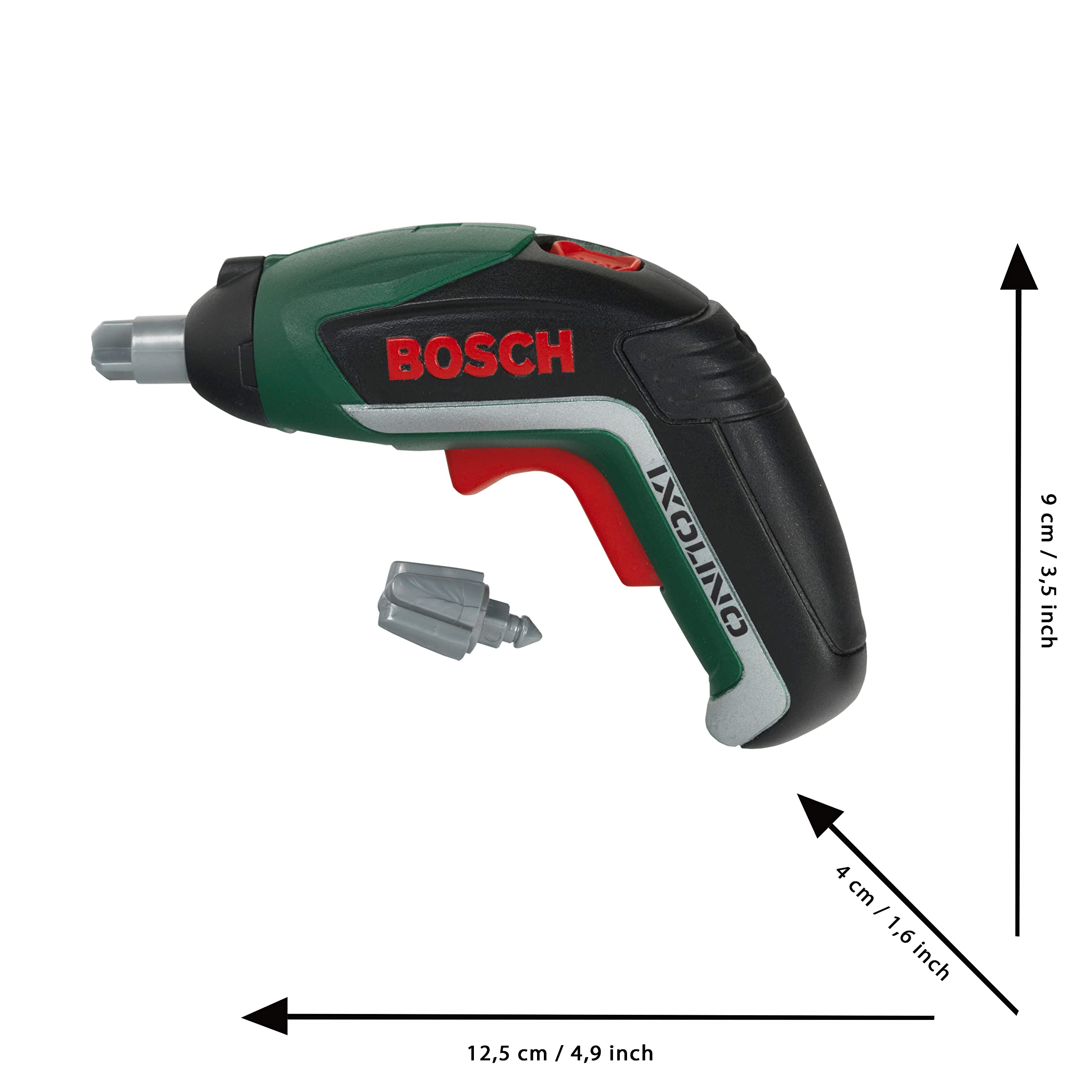 Theo Klein Bosch Ixolino II Cordless Screwdriver Toy - Realistic Sounds & Lights | Ages 3+ | Multi-Colored 4