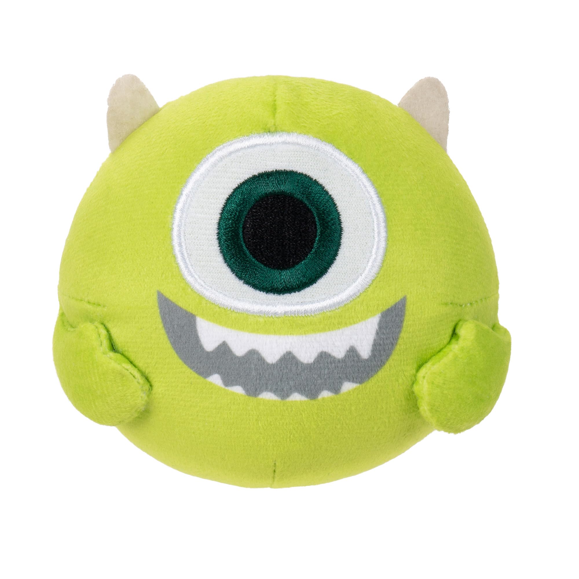 Disney Pixar Mike and Sulley Squeaky Plush Dog Toy 2-Pack - 3.5 Inches | Polyester 4
