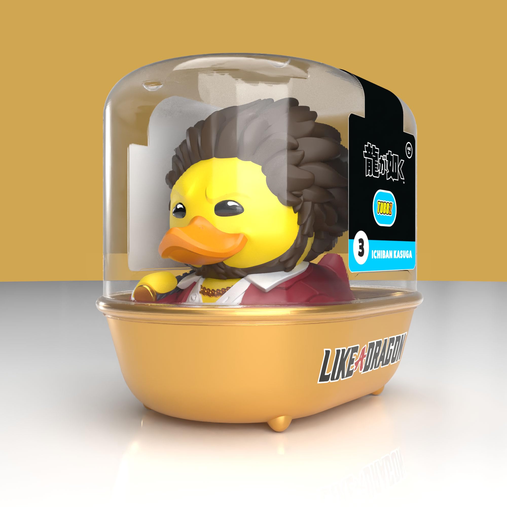 TUBBZ Ichiban Kasuga Cosplaying Rubber Duck Collectible Figure - First Edition | Approx. 9 cm Tall