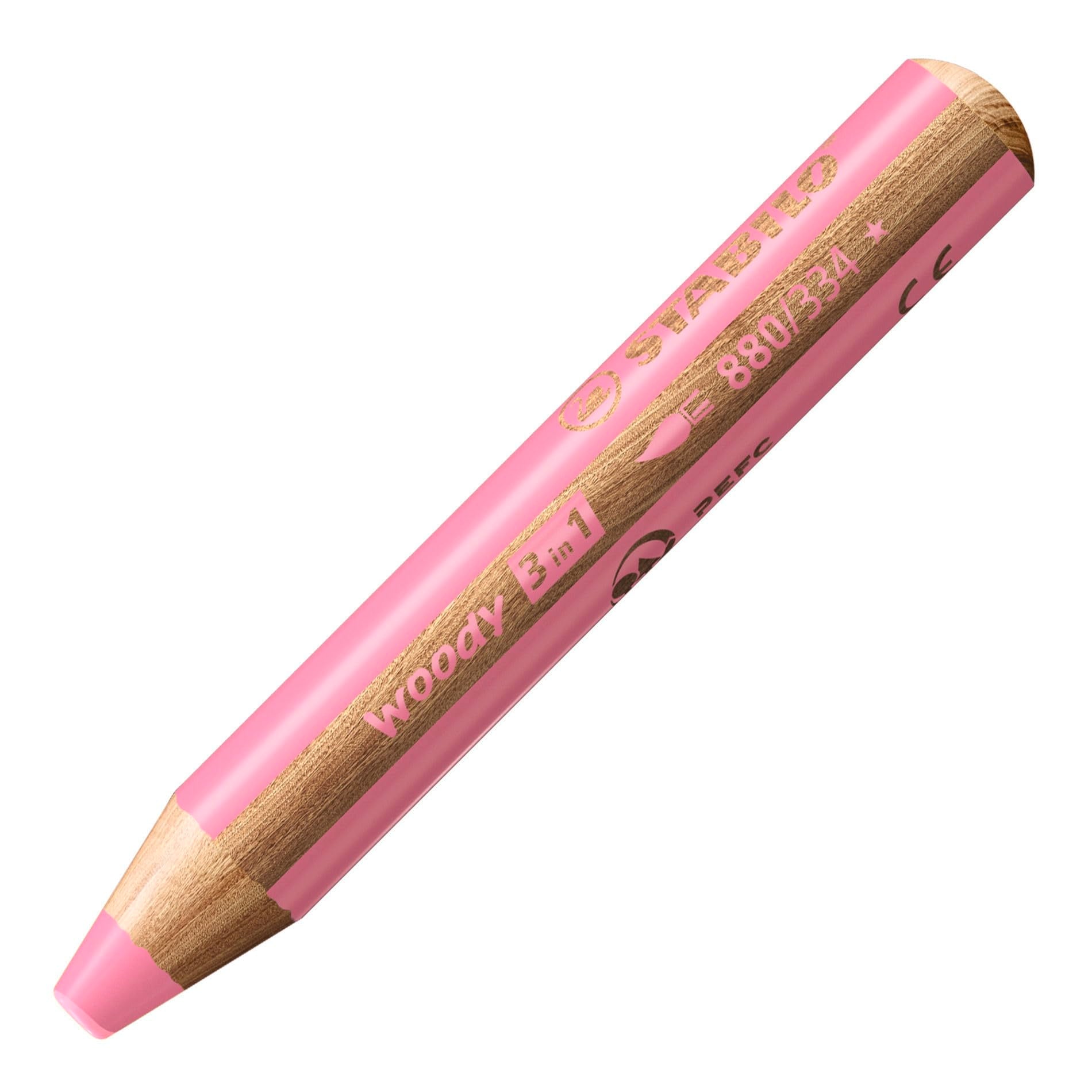 STABILO woody 3-in-1 Multi-Talented Pencil - Pack of 10 - Birthday Edition | Watercolour, Crayon, Pencil 2