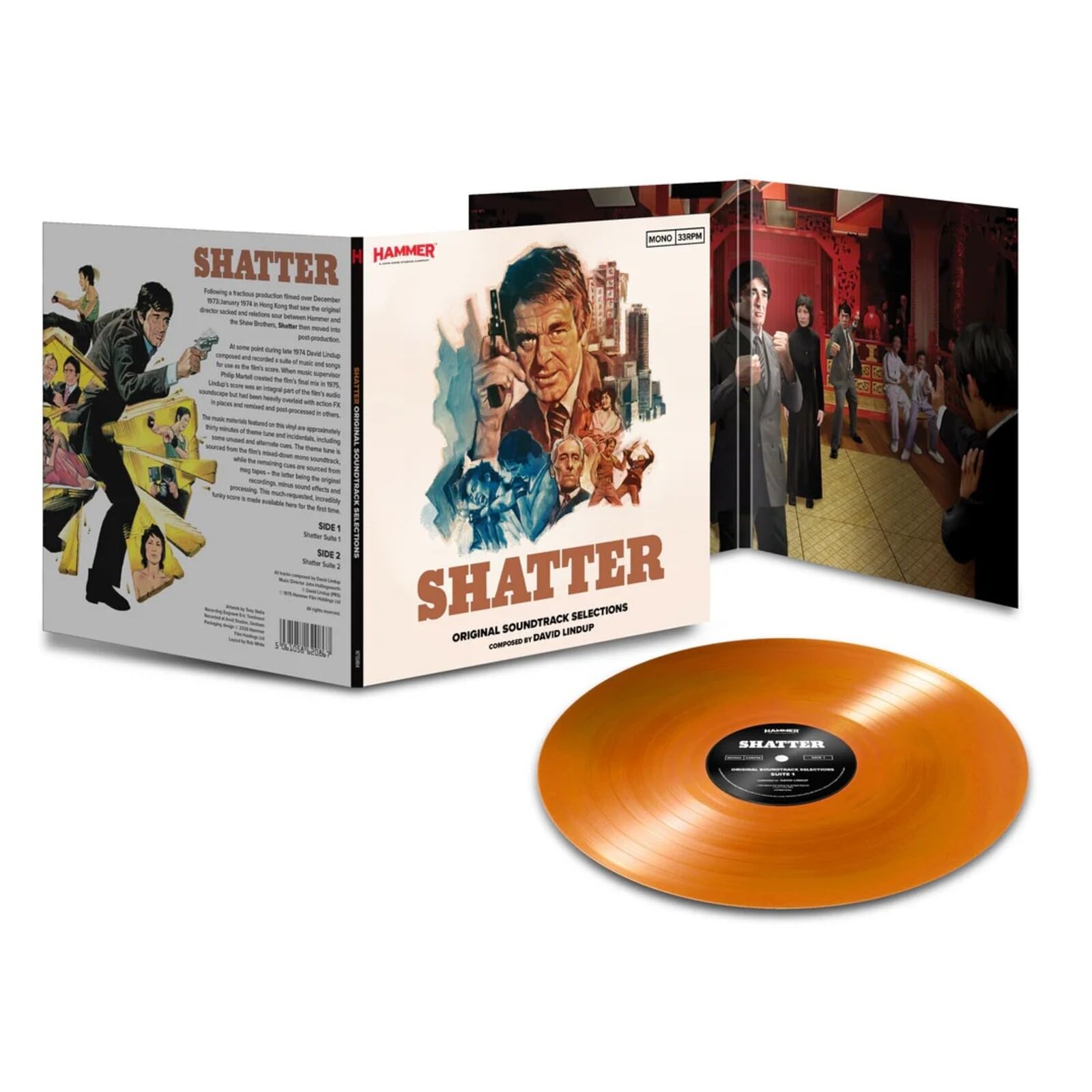 David Lindup - Shatter: Original Film Soundtrack [Limited Collector's Edition Orange Vinyl] 1