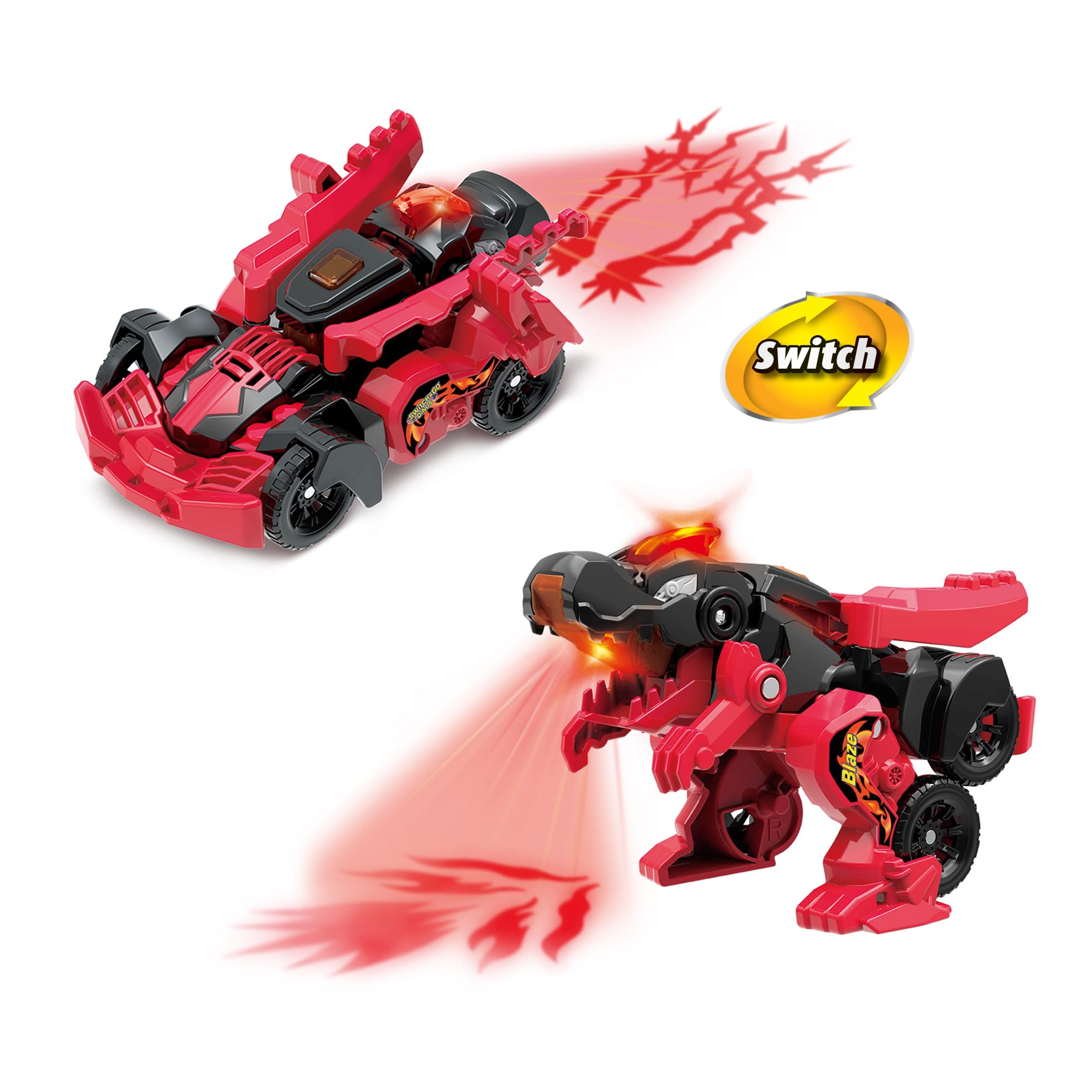 VTech Switch & Go Dinos Blaze the T-Rex - Ages 3+ | Interactive Toy | Multicolor 4