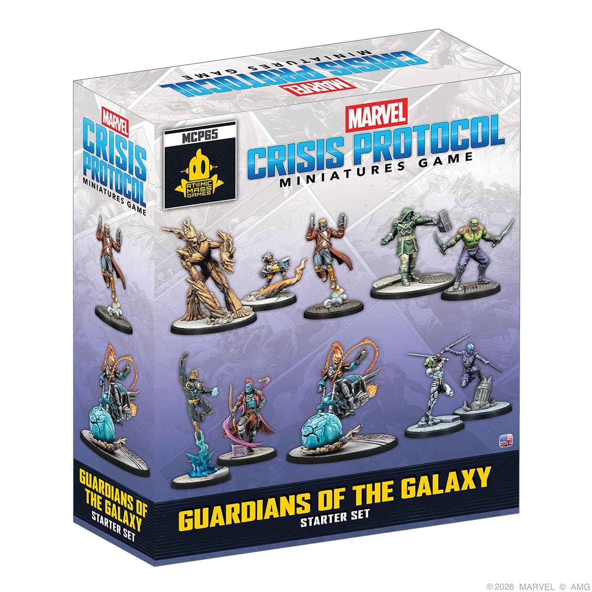 Asmodee Marvel Crisis Protocol Guardians of the Galaxy Starter Set | 2 Players | 45 Minutes Playtime | Ages 14+ 1