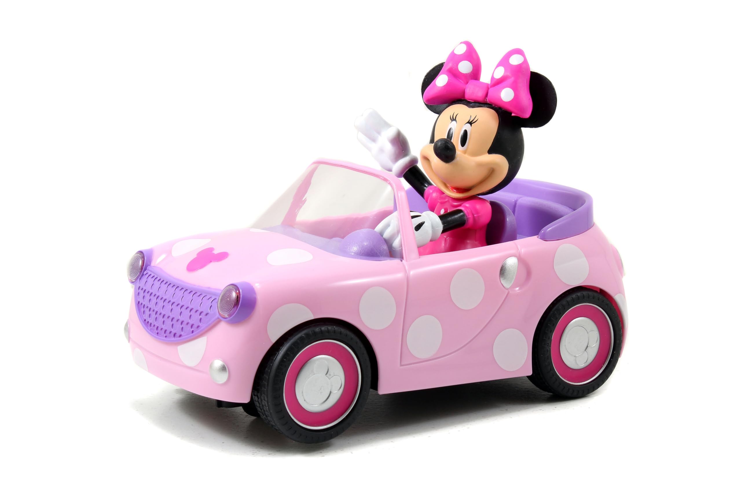 Jada Disney Minnie Roadster Radio-Controlled Car - Pink, Ages 3+ 6
