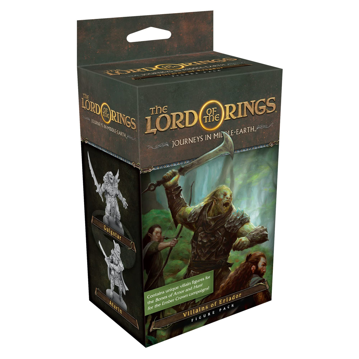 Asmodee Lord of the Rings: Journeys in Middle-earth Villains of Eriador Figure Pack | Fantasy | English