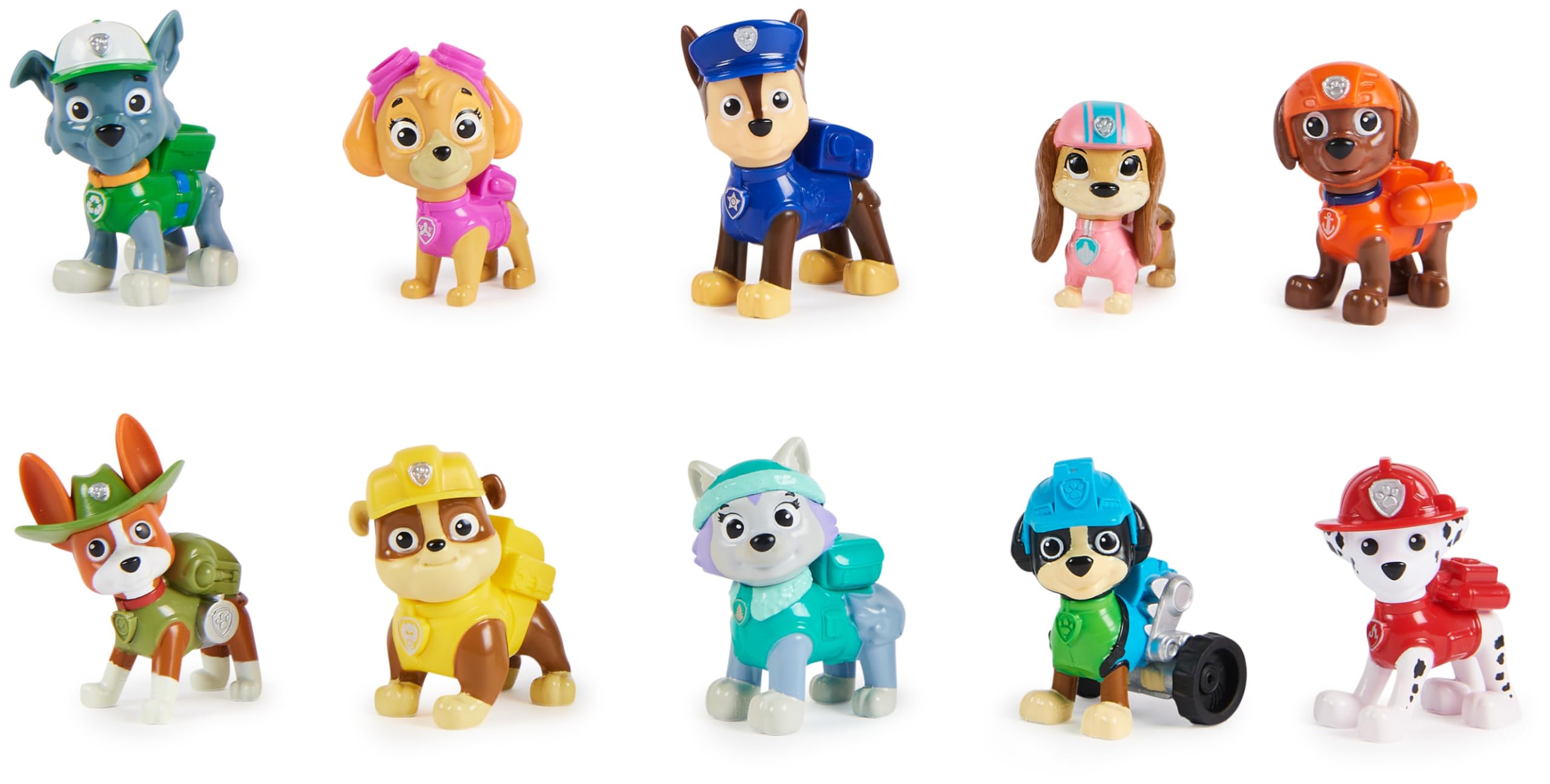 Paw Patrol 10th Anniversary All Paws On Deck Toy Figures Gift Pack with 10 Figures 1