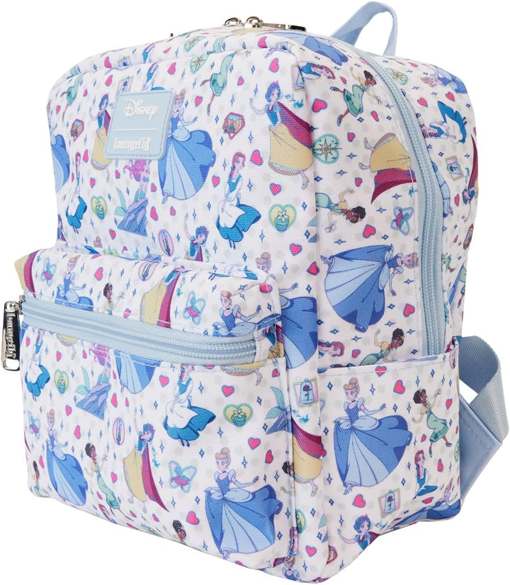 Loungefly Disney Princess Manga Style AOP Nylon Mini Backpack (LOUWDBK3604)