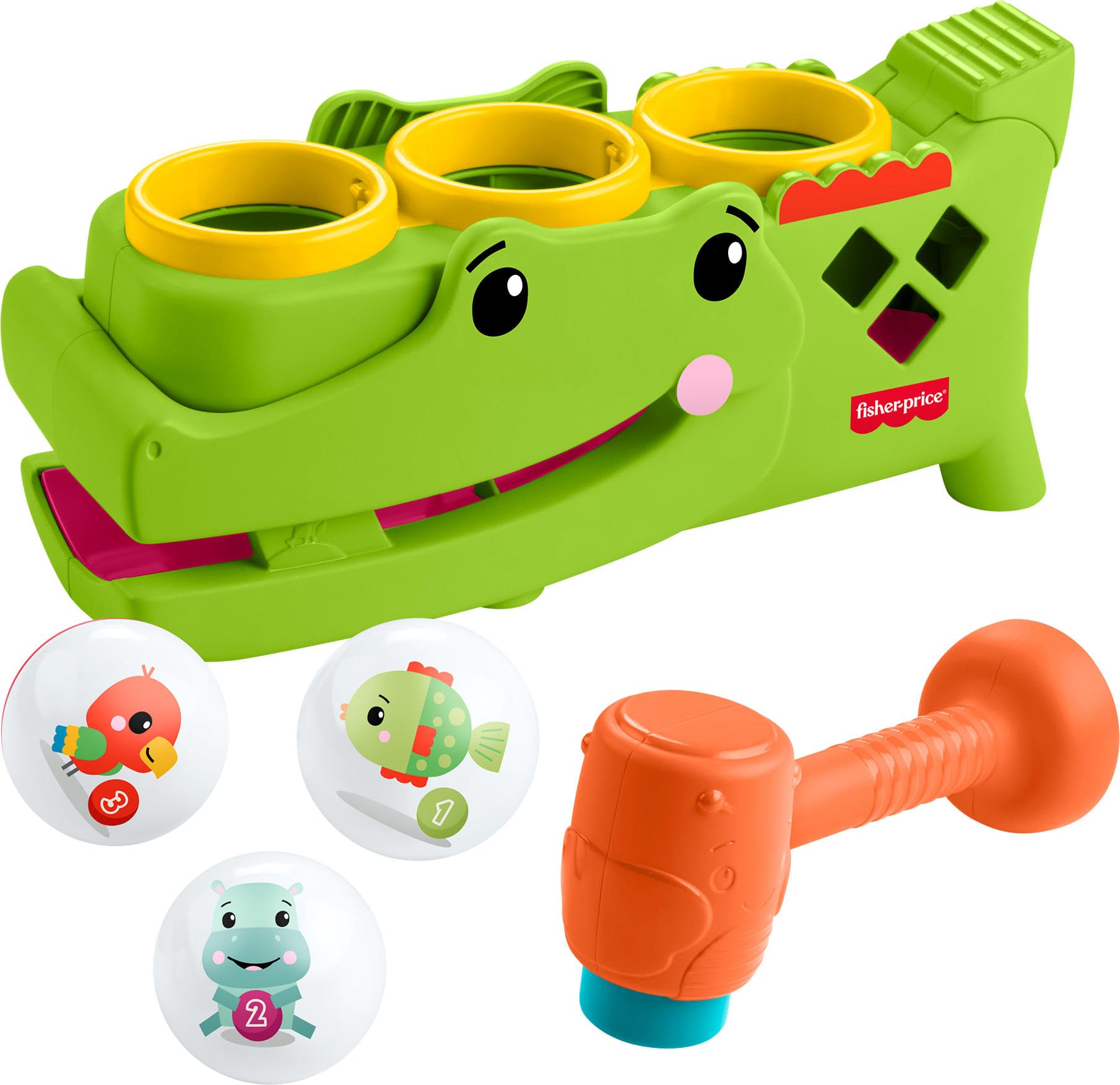 Fisher-Price Sit & Tap Rolligator Baby Toy | 9+ Months | Multicolor