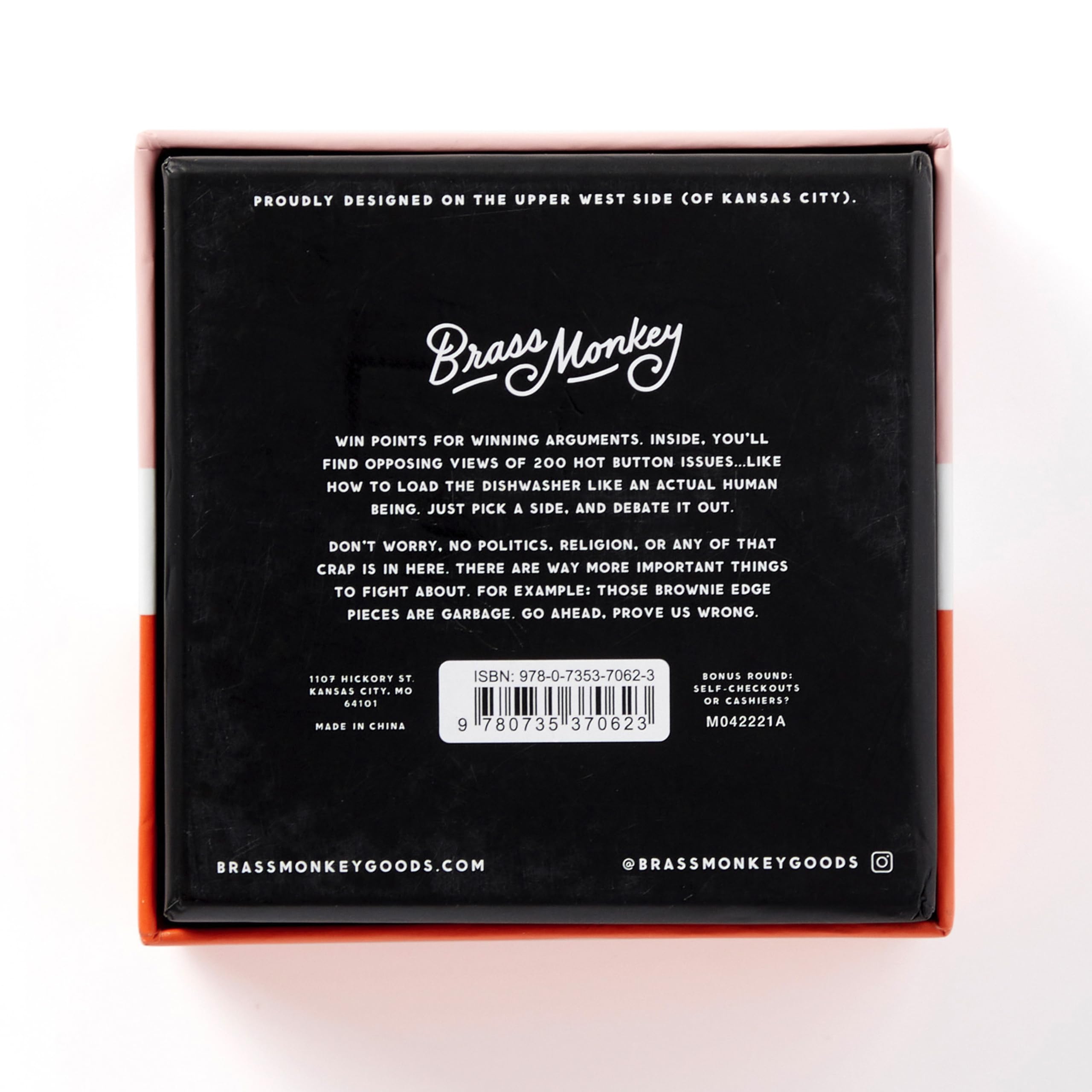 Debatable Social Game Set by Brass Monkey - 200 Argument Cards for Fun Discussions 6