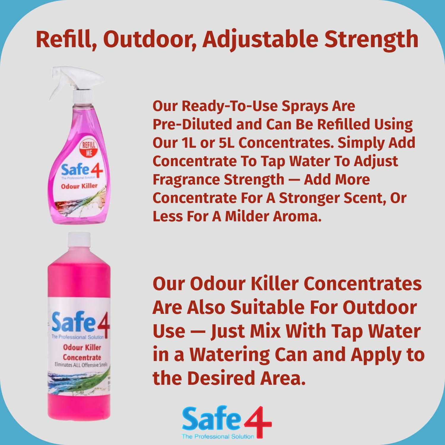 Safe4 Odour Killer Spray - Enzyme & Oil Formula | 500ml | Cherry Almond Scent 5