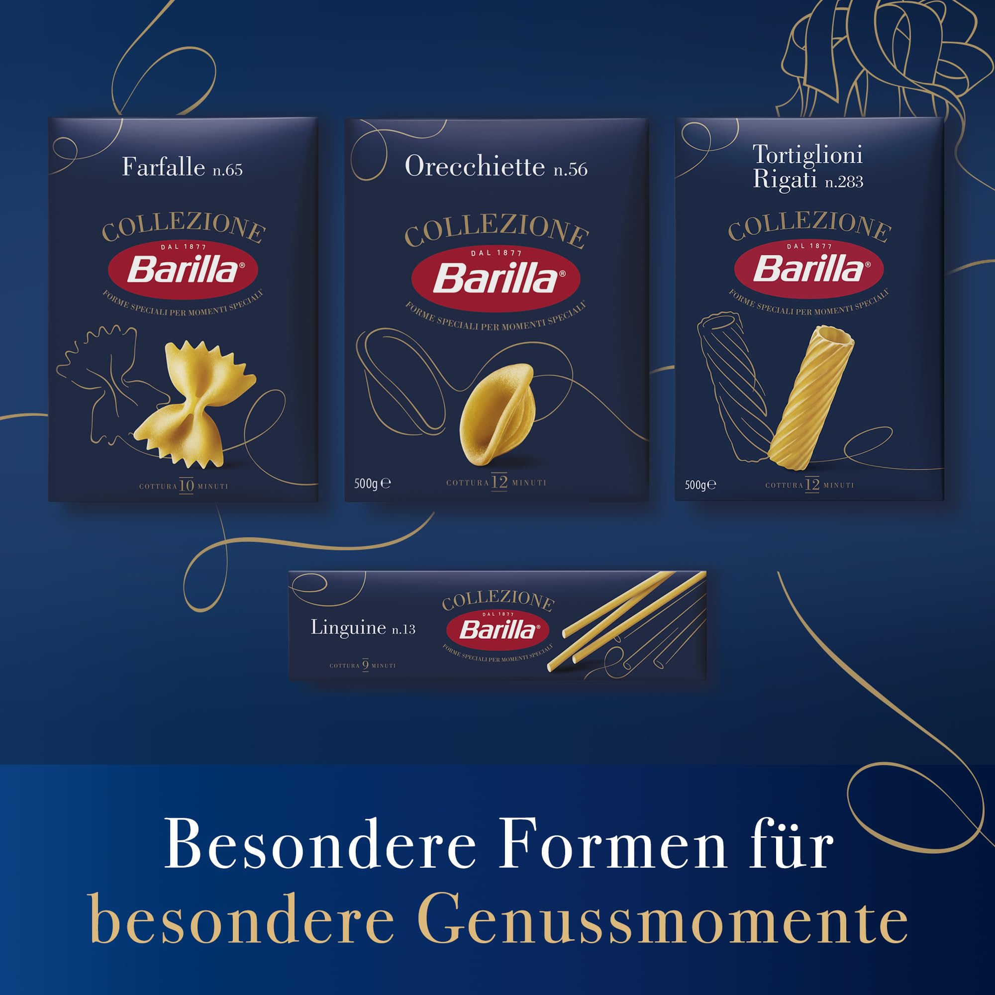 Barilla Tortiglioni Short Pasta - Ridged Tubes for Hearty Sauces | 500g 8