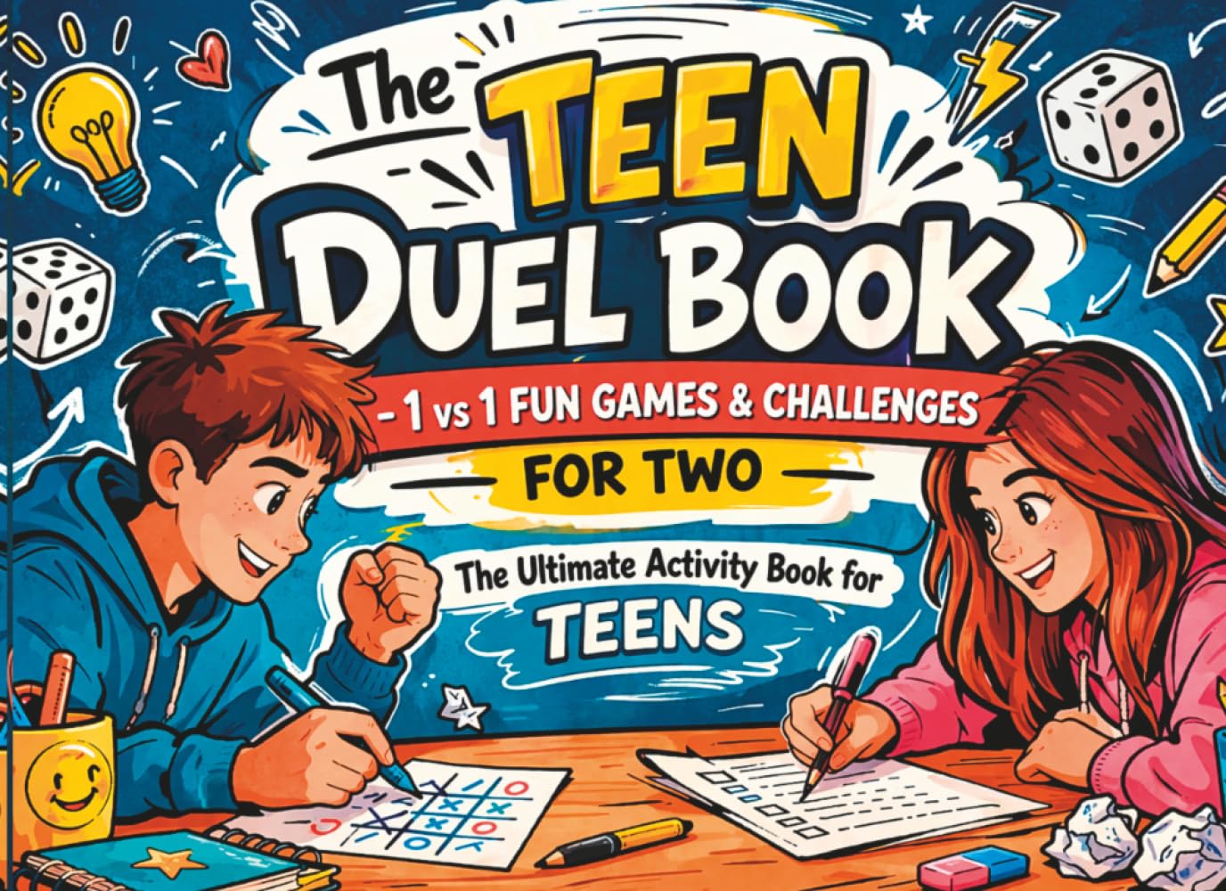 The Teen Duel Book: 1 vs 1 Fun Games & Challenges for Two | Paperback | English 1