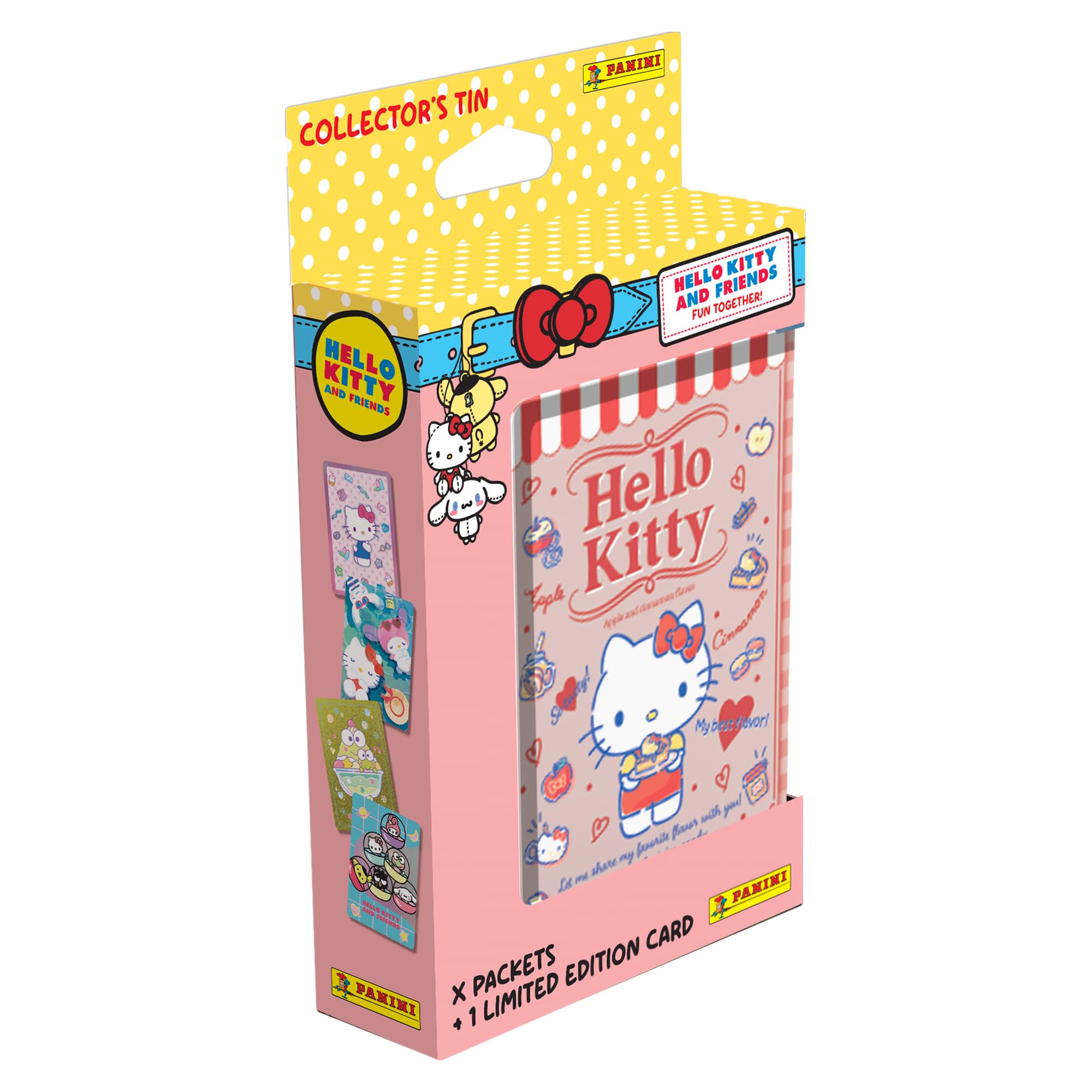 Panini Hello Kitty & Friends Trading Card Collector Tin | 4 Packets + 1 Limited Edition Card