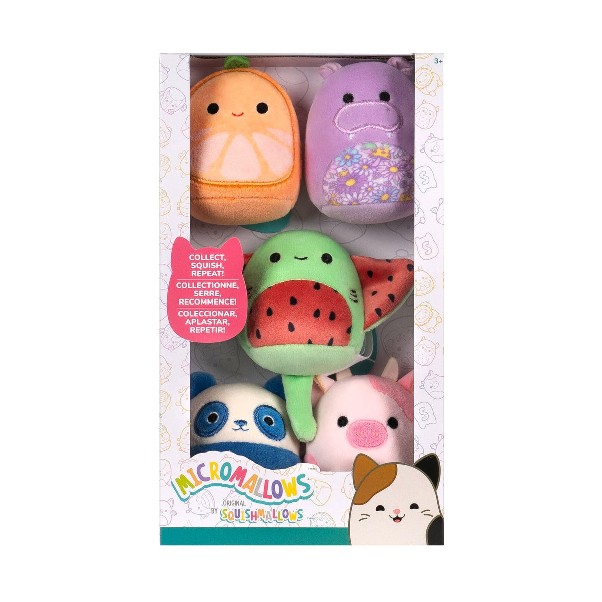 Squishmallows Micromallows Plush 5-Pack - 2.5 Inch Micro Plush Toys