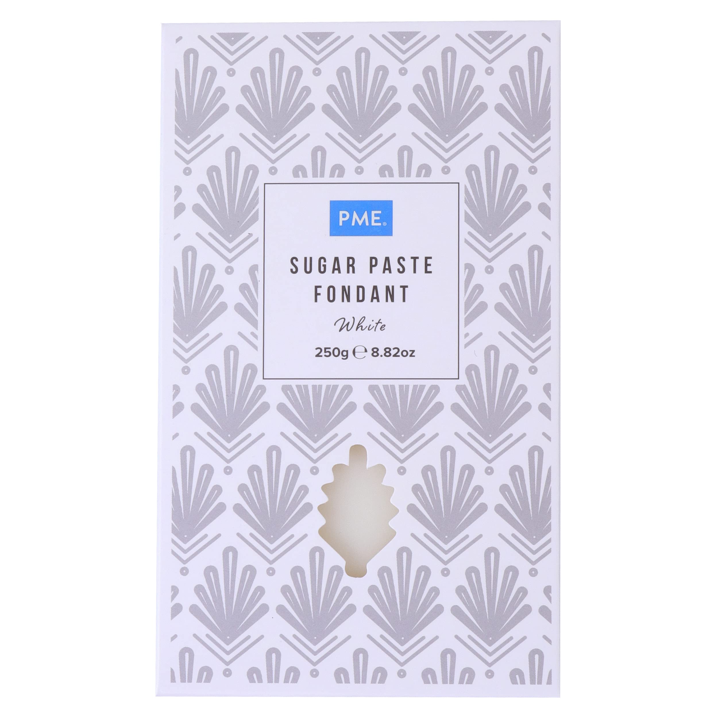 PME Sugar Paste Fondant - White 250g | Thermo-Tech Activated | Ready-to-Roll