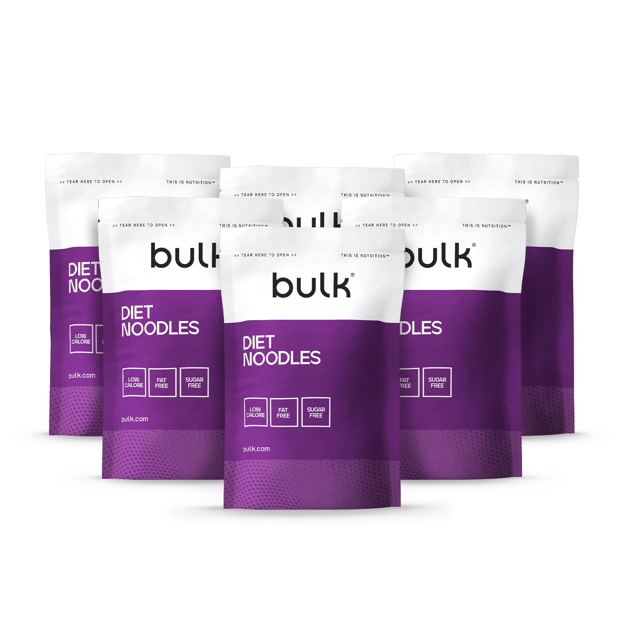 Bulk Diet Noodles - Low Carb Konjac, 6 Pack of 200g Packets | Ready in 1 Minute 1
