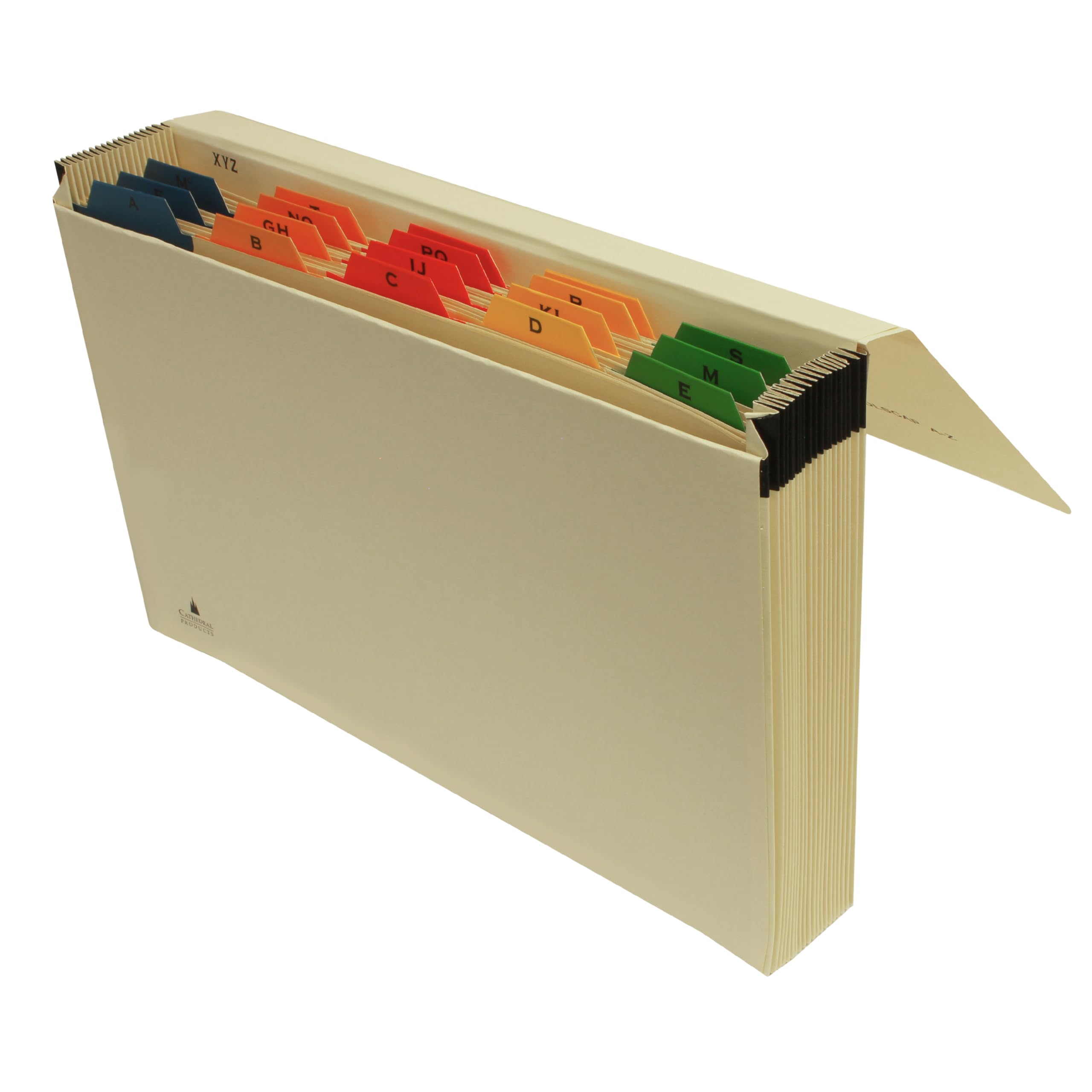 Cathedral Products A-Z Expanding File Wallet | 19 Mylar Reinforced Pockets | A4 & Foolscap Compatible 1