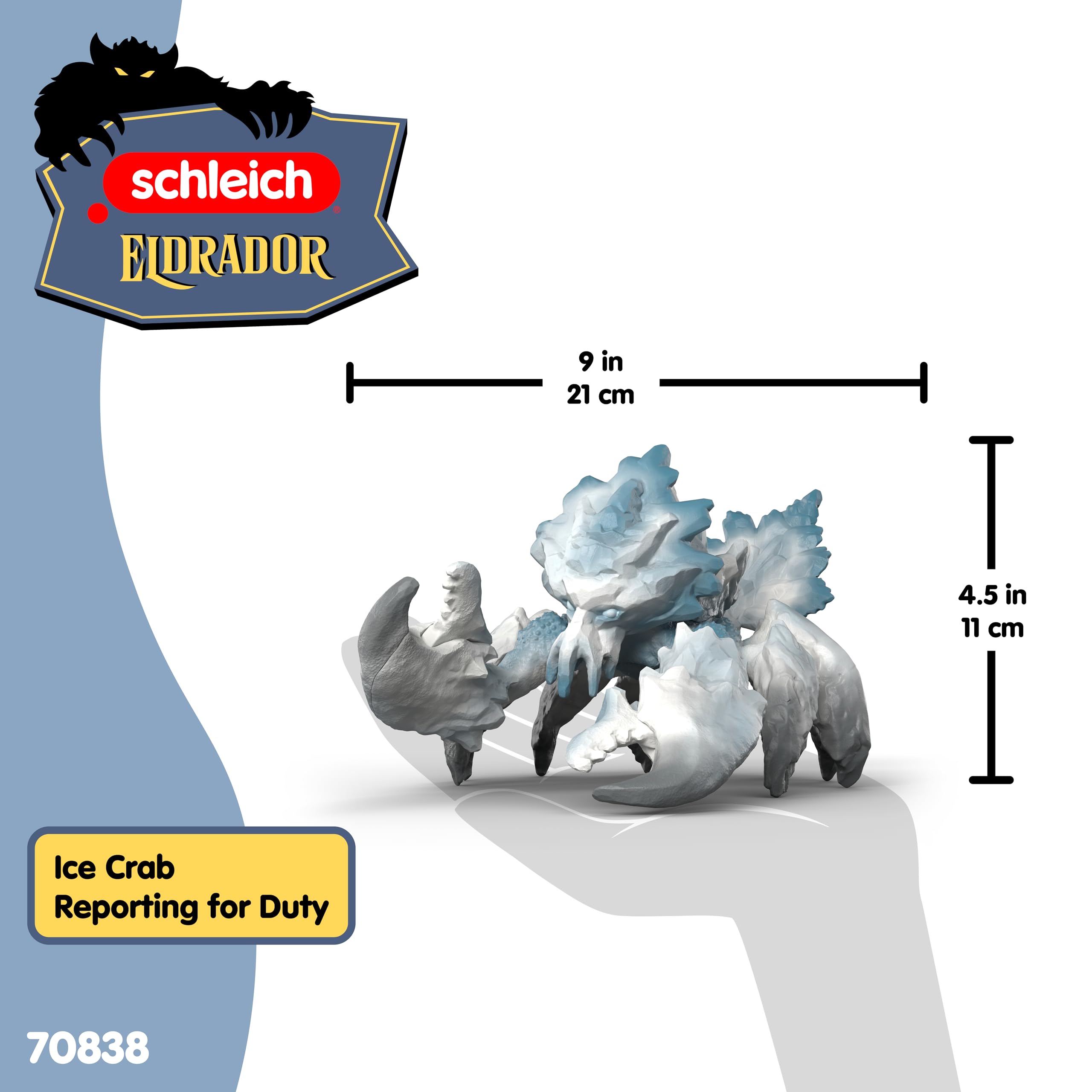 Schleich ELDRADOR Ice Crab Toy Figurine - Kids 7+ | Model 70838 4