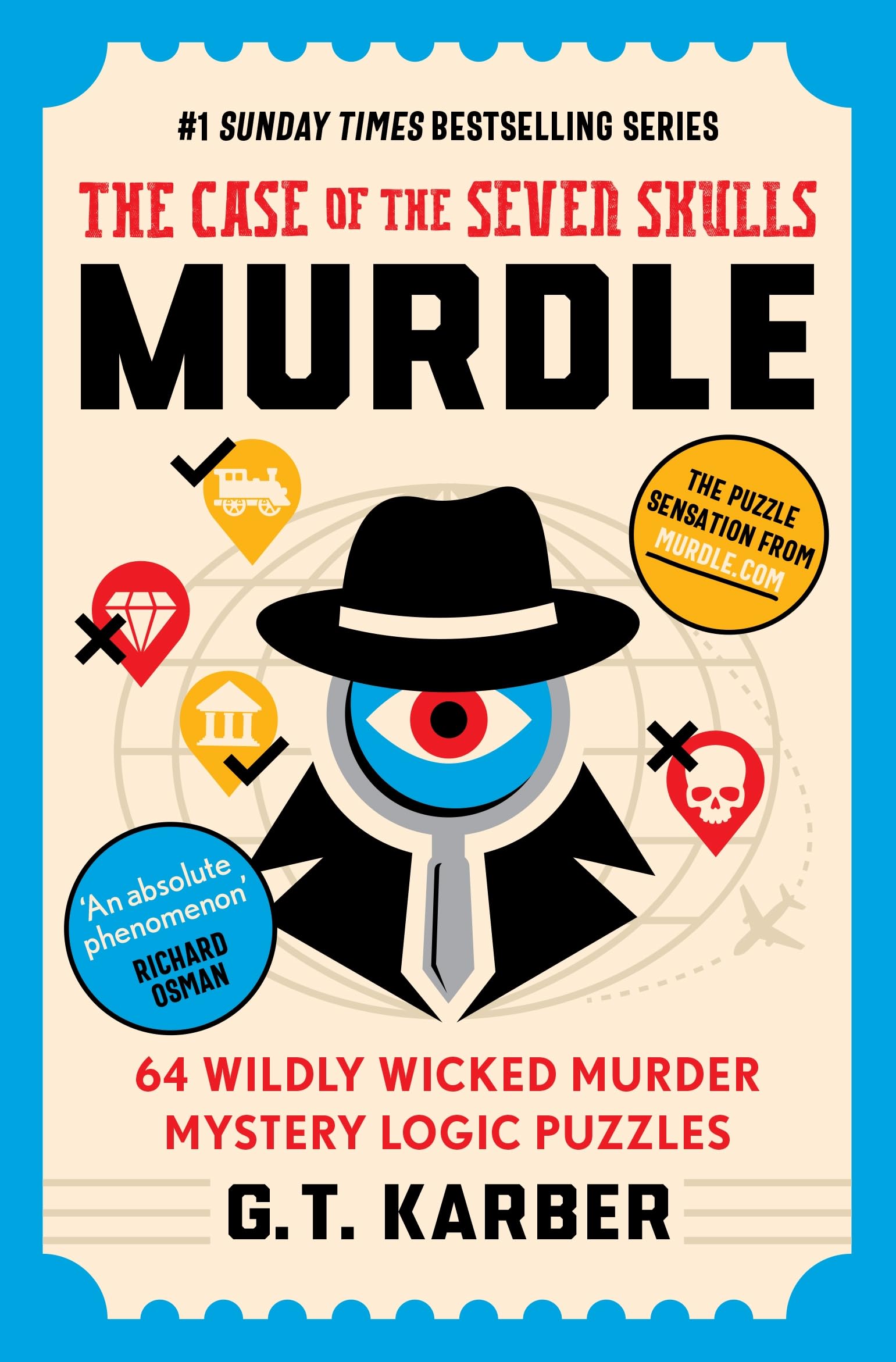Murdle: The Case of the Seven Skulls - A Sunday Times Bestselling Puzzle Series | Paperback | 320 Pages 1
