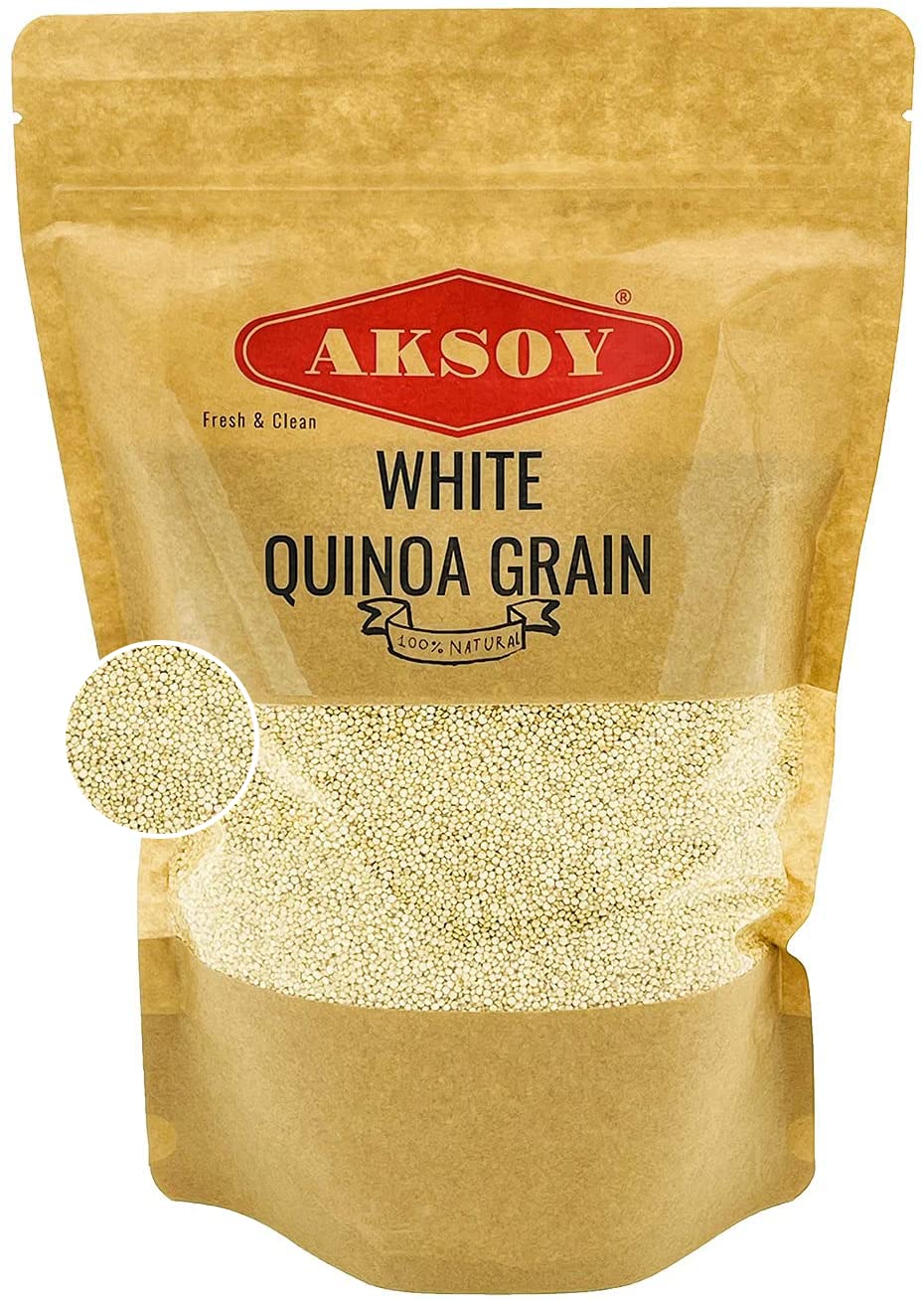 AKSOY White Quinoa Grain - Whole Grain, Ready-to-Cook | 1.25 kg 2