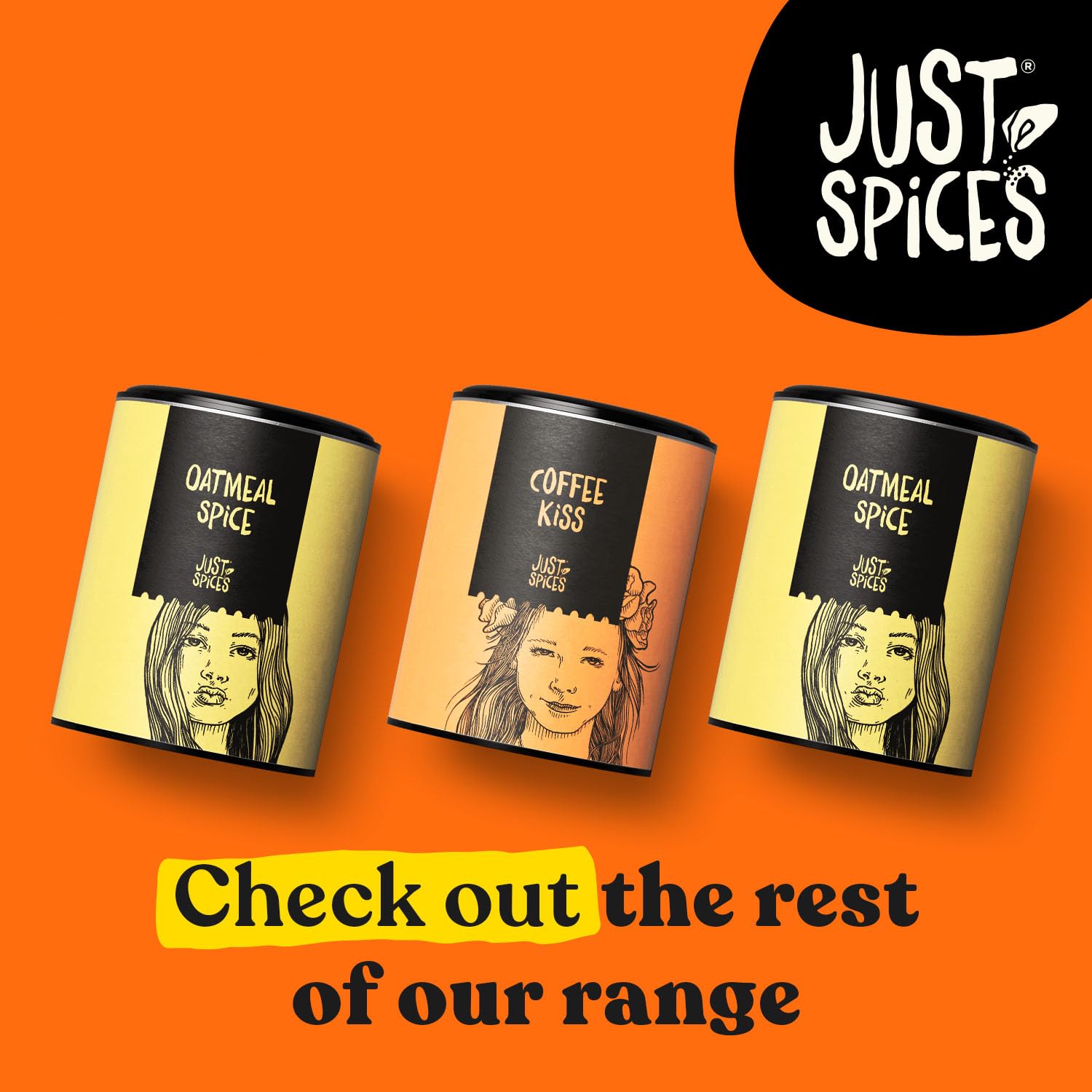 Just Spices Coffee Kiss - Cocoa & Almond Coffee Mix with Ceylon Cinnamon, 45g