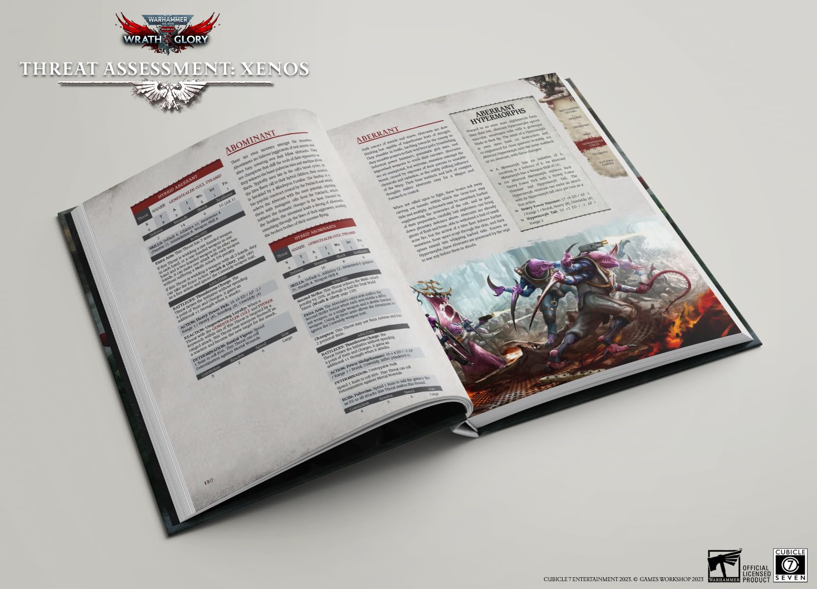 Cubicle 7 Warhammer 40,000: Wrath & Glory - Threat Assessment: Xenos Hardcover