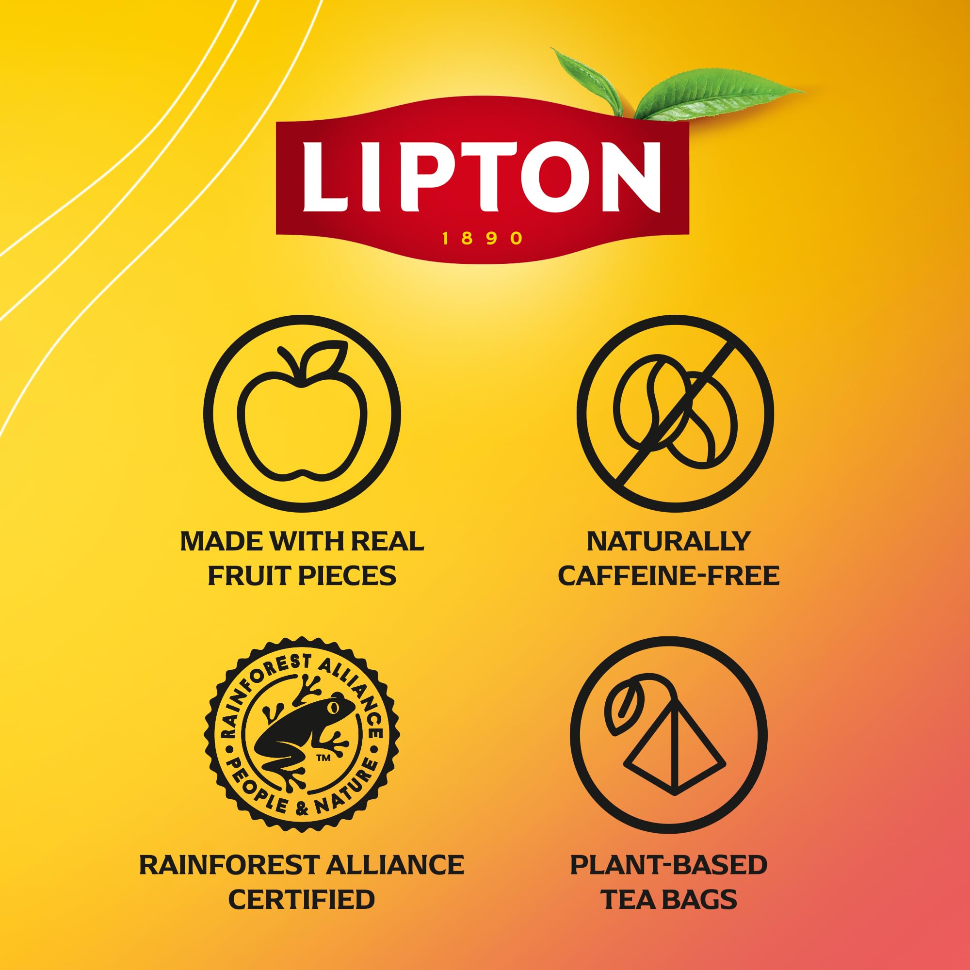 Lipton - Mango Passion Fruit Infusion Herbal Tea Bags