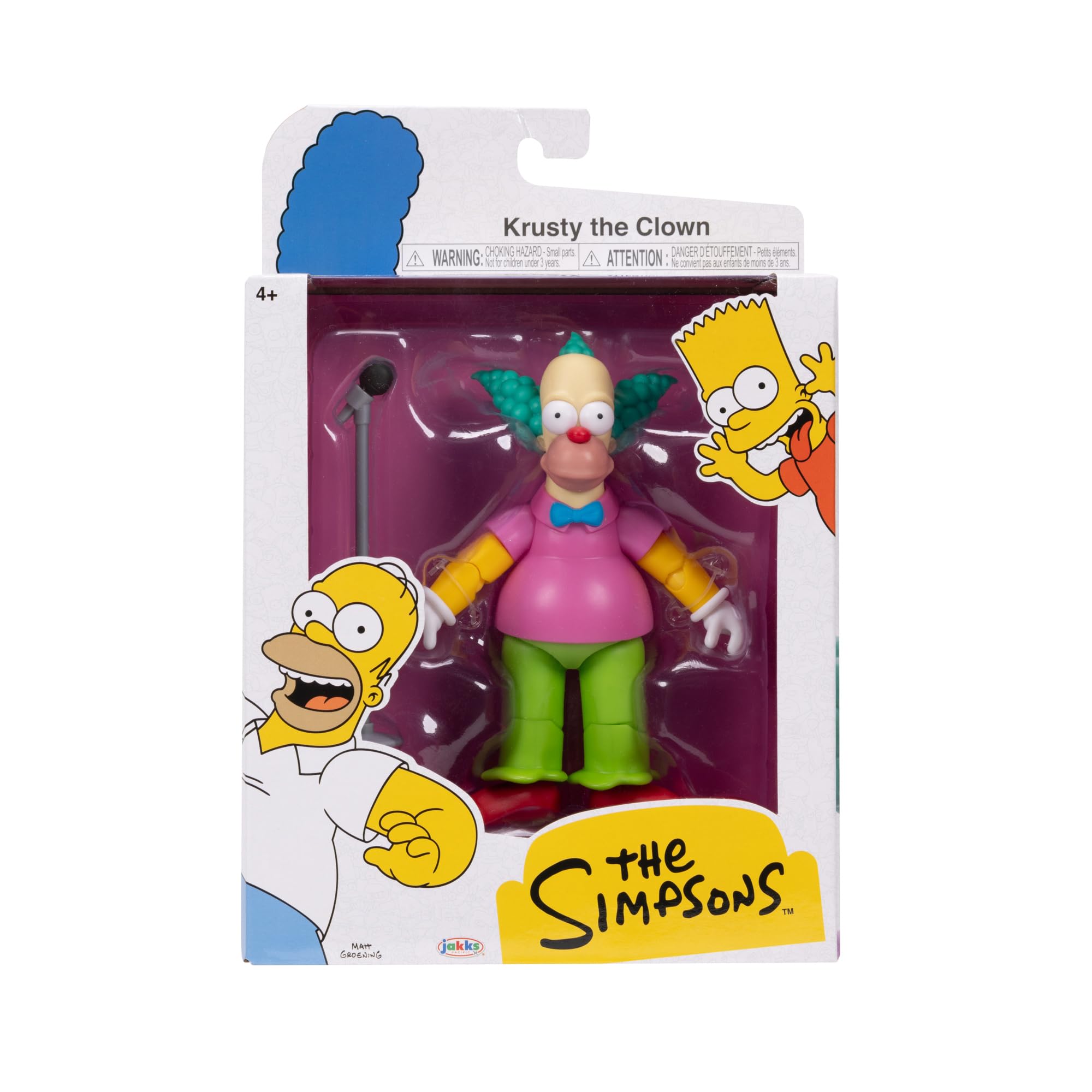 JAKKS Pacific The Simpsons - Krusty the Clown 12.7 cm Figurine 13