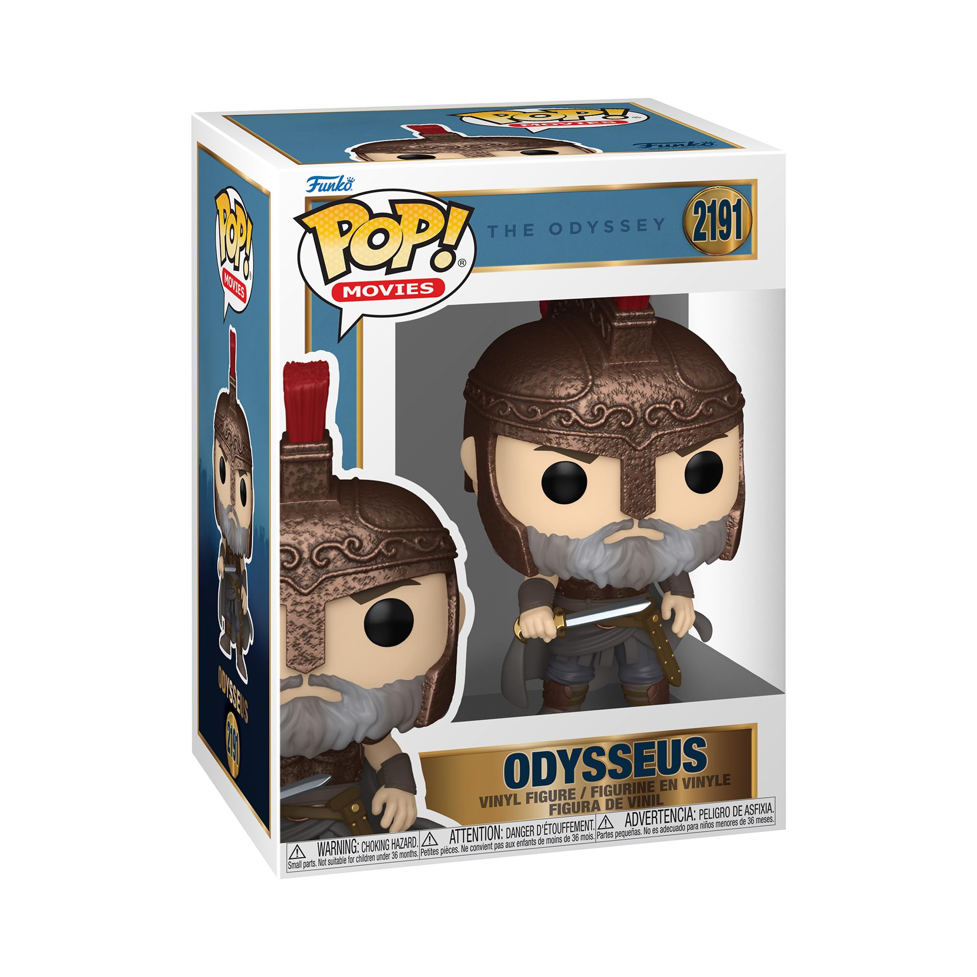 Funko Pop! Movies: The Odyssey - Odysseus Collectible Vinyl Figure 1