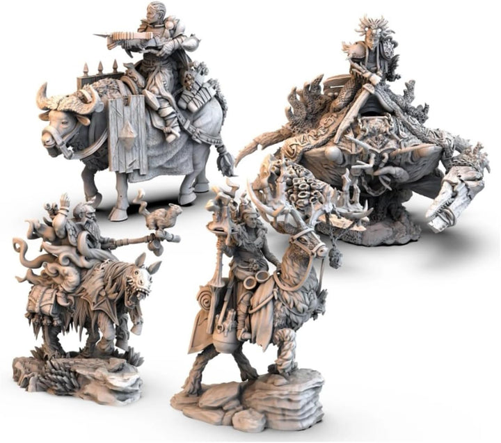 Awaken Realms Tainted Grail: Kings of Ruin Mounted Heroes Miniatures Expansion