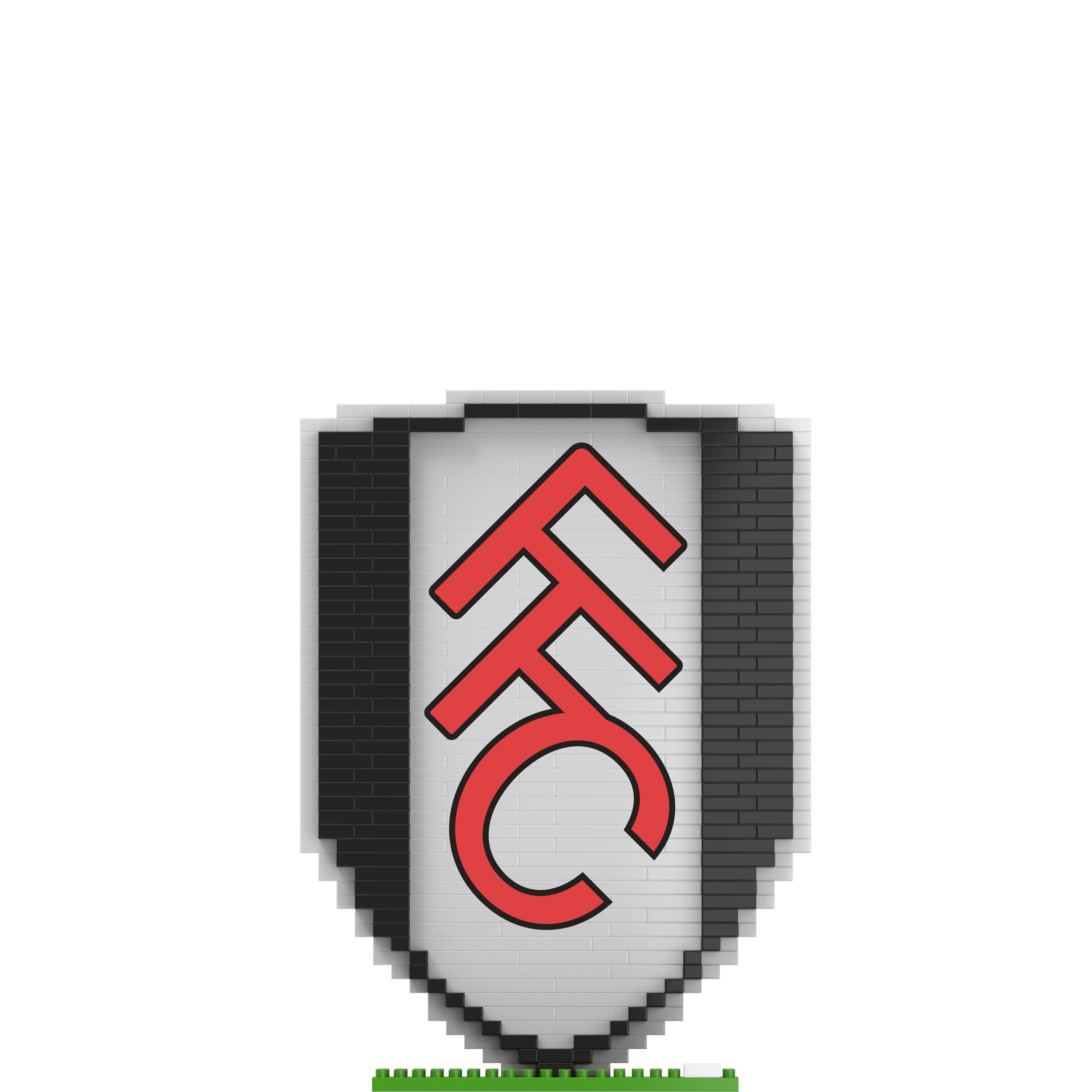FOCO BRXLZ Football Fulham FC Construction Building Toy Set Logo Kit
