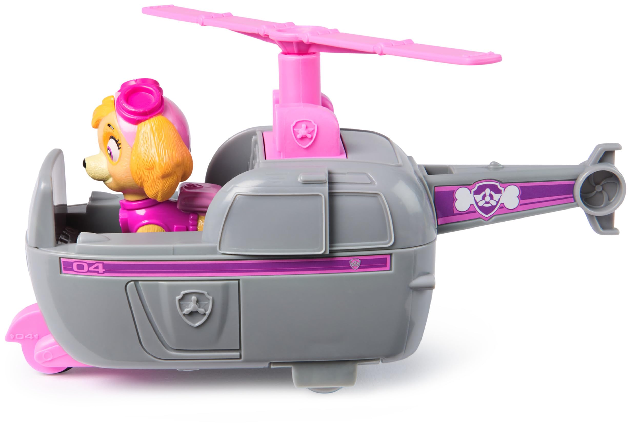 Paw Patrol Skye’s Helicopter Toy Vehicle with Collectible Action Figure | Ages 3+ | Recycled Plastic 5