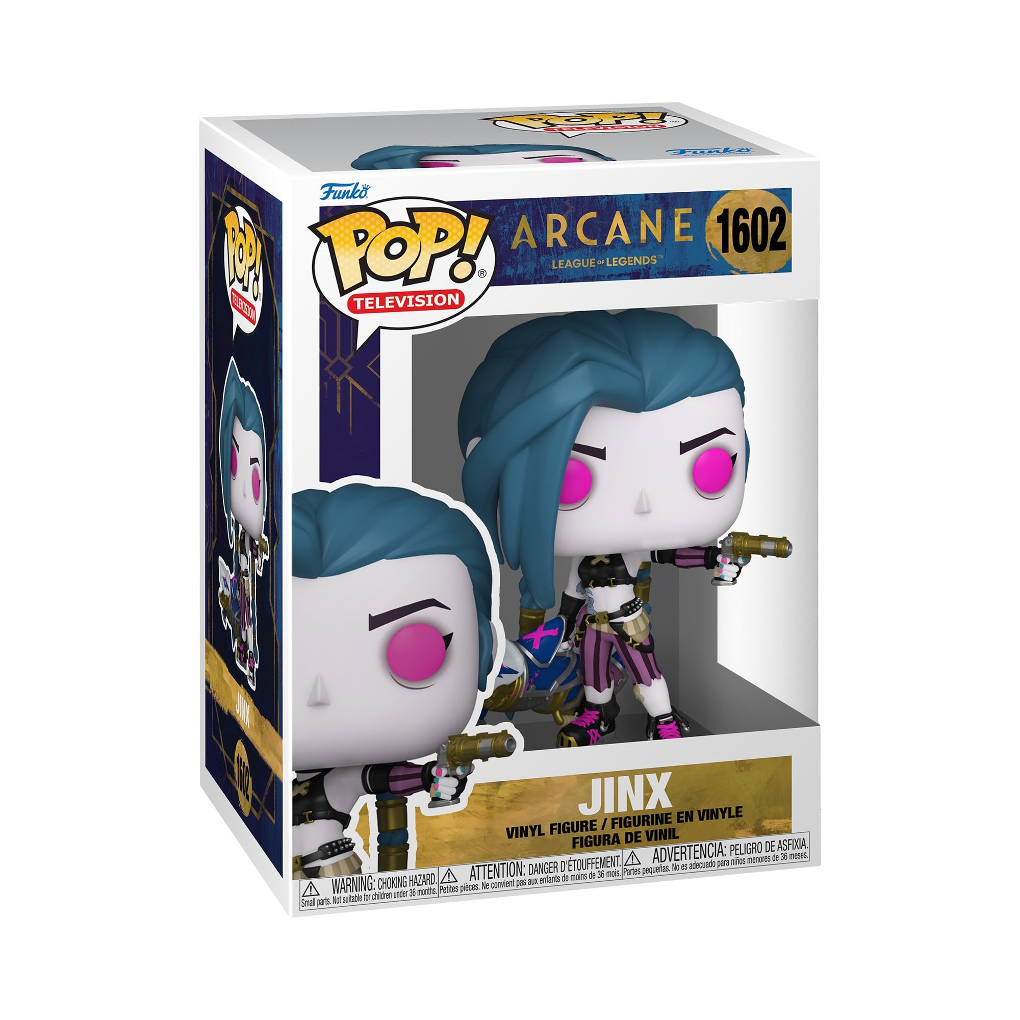 Funko POP! TV: Arcane League of Legends - Jinx Collectible Vinyl Figure | 3.75 in | Model 75649