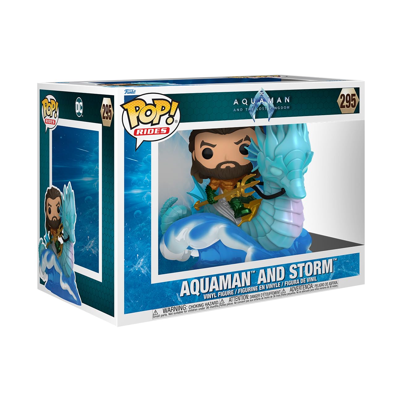 Funko Pop! Ride Deluxe: Aquaman on Storm - 5.5 Inch Vinyl Figure 1