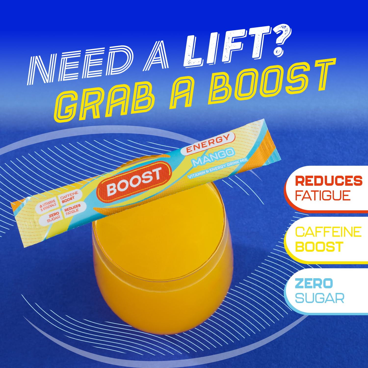 Boost Energy and Hydration Powder - Sugar Free | 6X Mixed Flavour Sachets | Caffeine & B-Vitamins 4