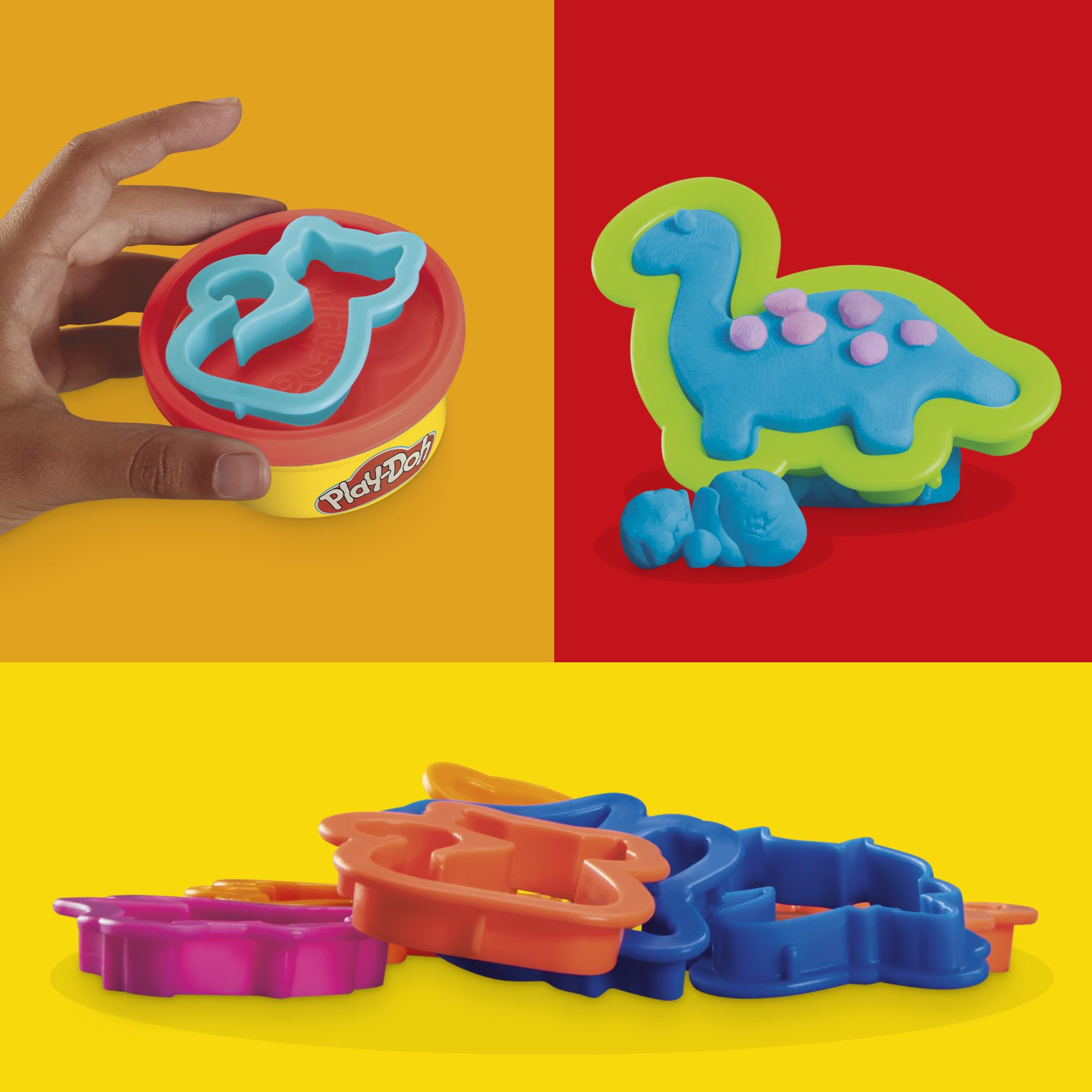 Play-Doh Party Favour Pack of 24 Cans with Cutters | Non-Toxic Modelling Clay for Ages 3+ 4