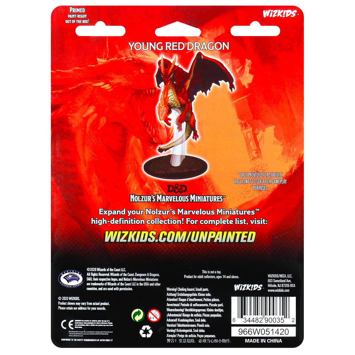 WizKids Young Red Dragon Deity Collection Miniature Figure - Fantasy Theme 2