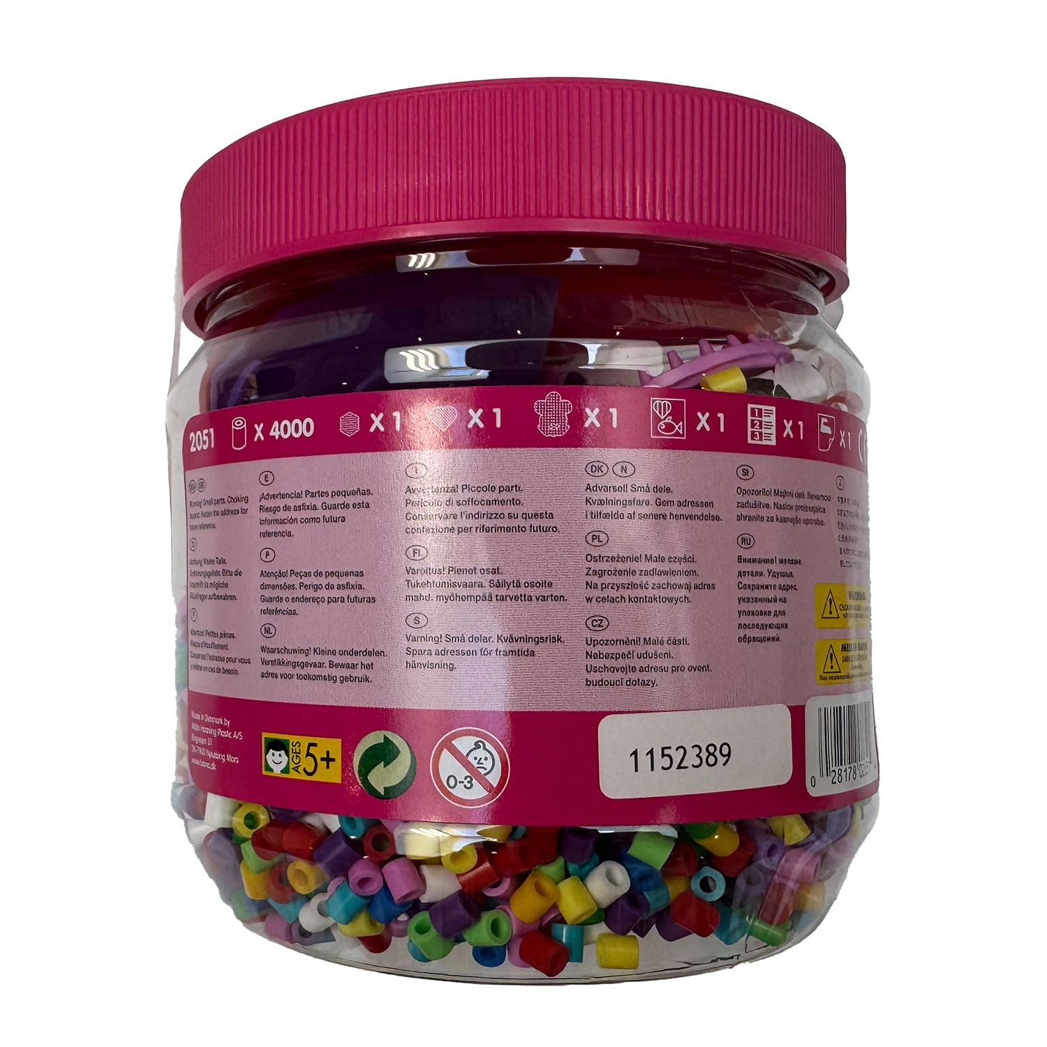 Hama 4,000 Fuse Beads & 3 Pegboards Starter Kit | Multicolour Plastic Beads | Ages 5-99 3