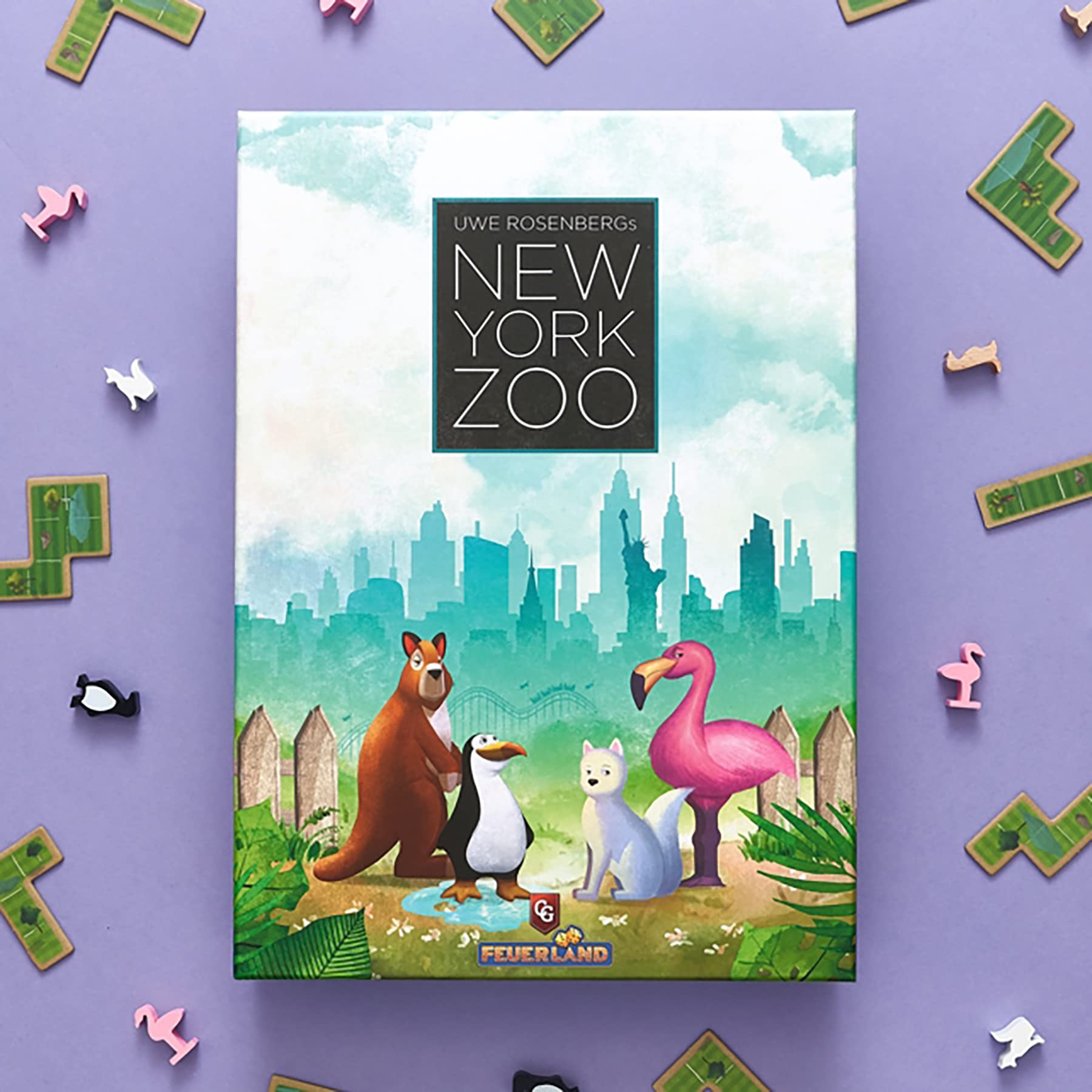 Capstone Games New York Zoo Board Game | Strategy | 1-5 Players | 30 Min Playtime 7