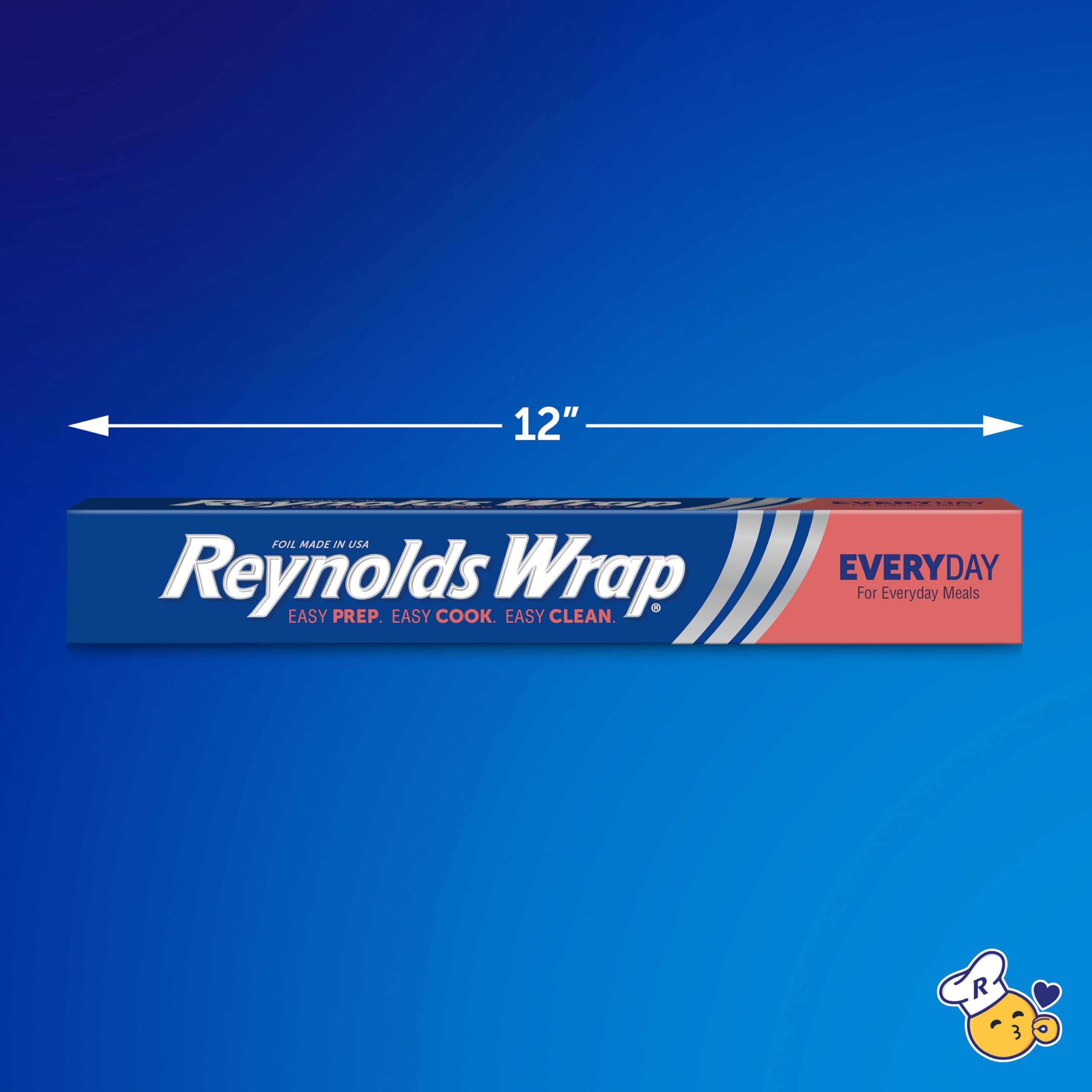 Reynolds Classic Kitchen Foil - 304mm x 9.14m Roll | Aluminium Foil for Cooking, Baking & Storage 2