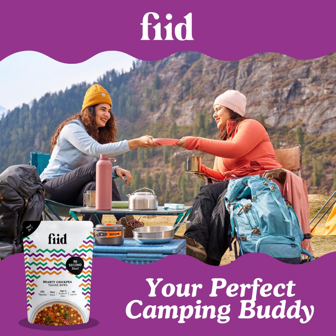 Fiid 100% Natural Vegan Moroccan Chickpea Tagine Stew - Microwave Ready Meal 3