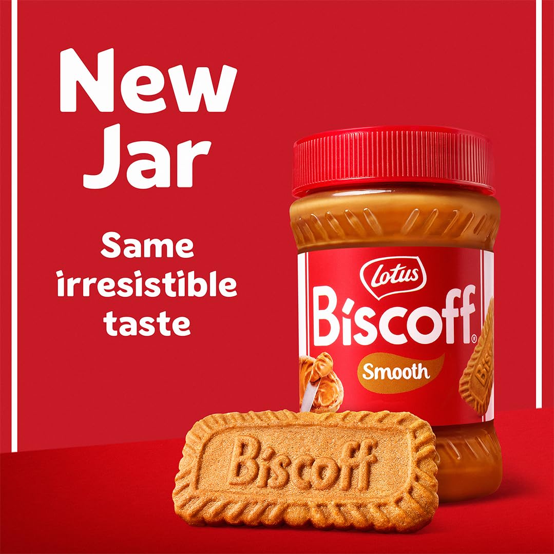 Biscoff Smooth Spread - Caramelised Biscuit Flavour | 720g Jar | Vegan | Nut-Free Facility 2
