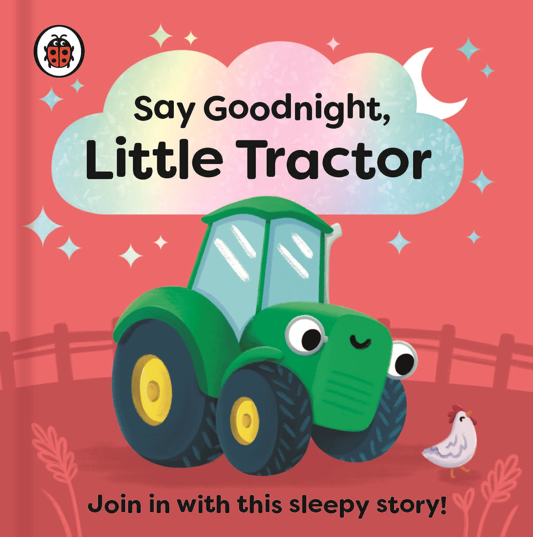 Ladybird Say Goodnight, Little Tractor Board Book | Bedtime Story for Ages Baby - 3 Years