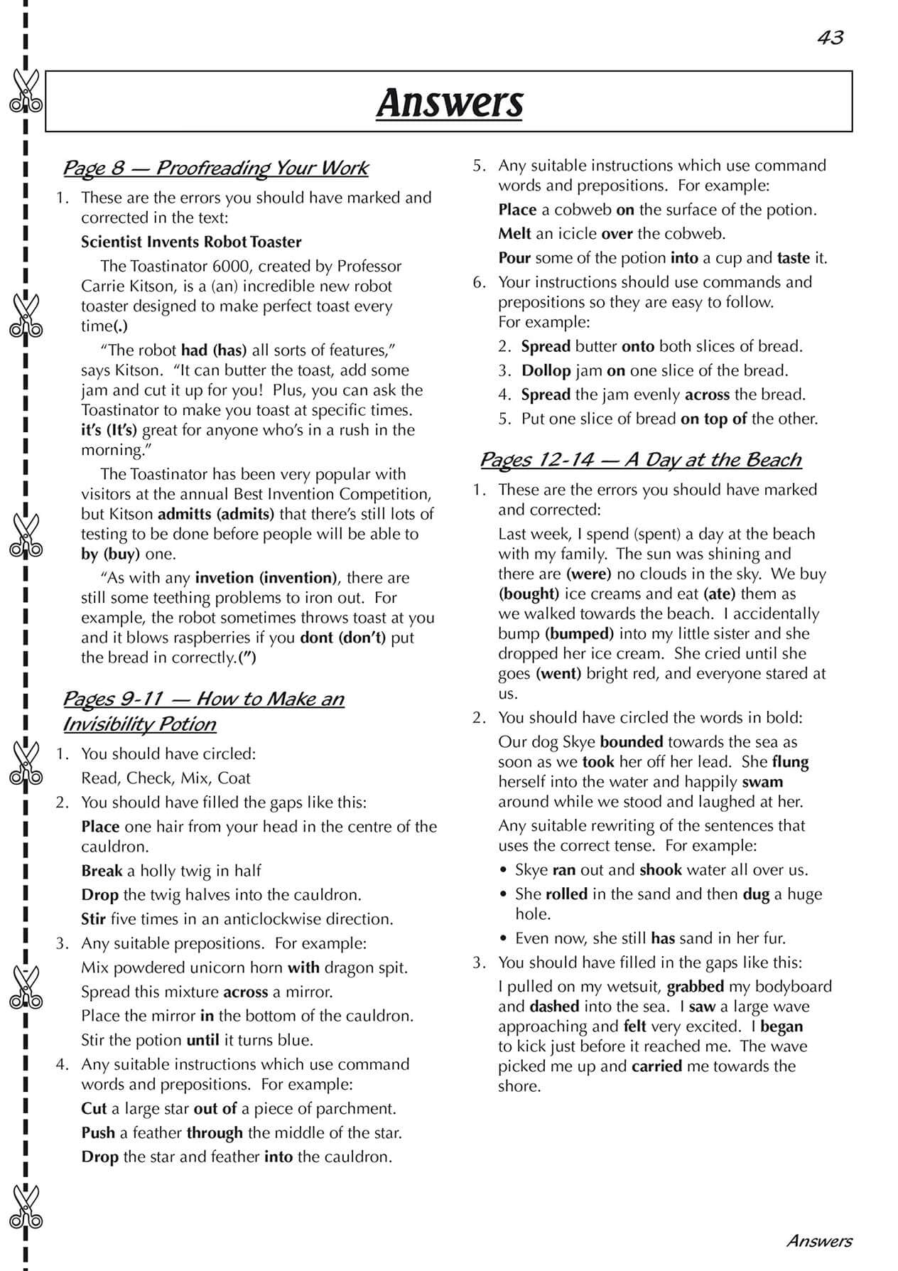 CGP Books KS2 English Writing Targeted Question Book - Year 3 | Ages 7-8 | 48 Pages 8