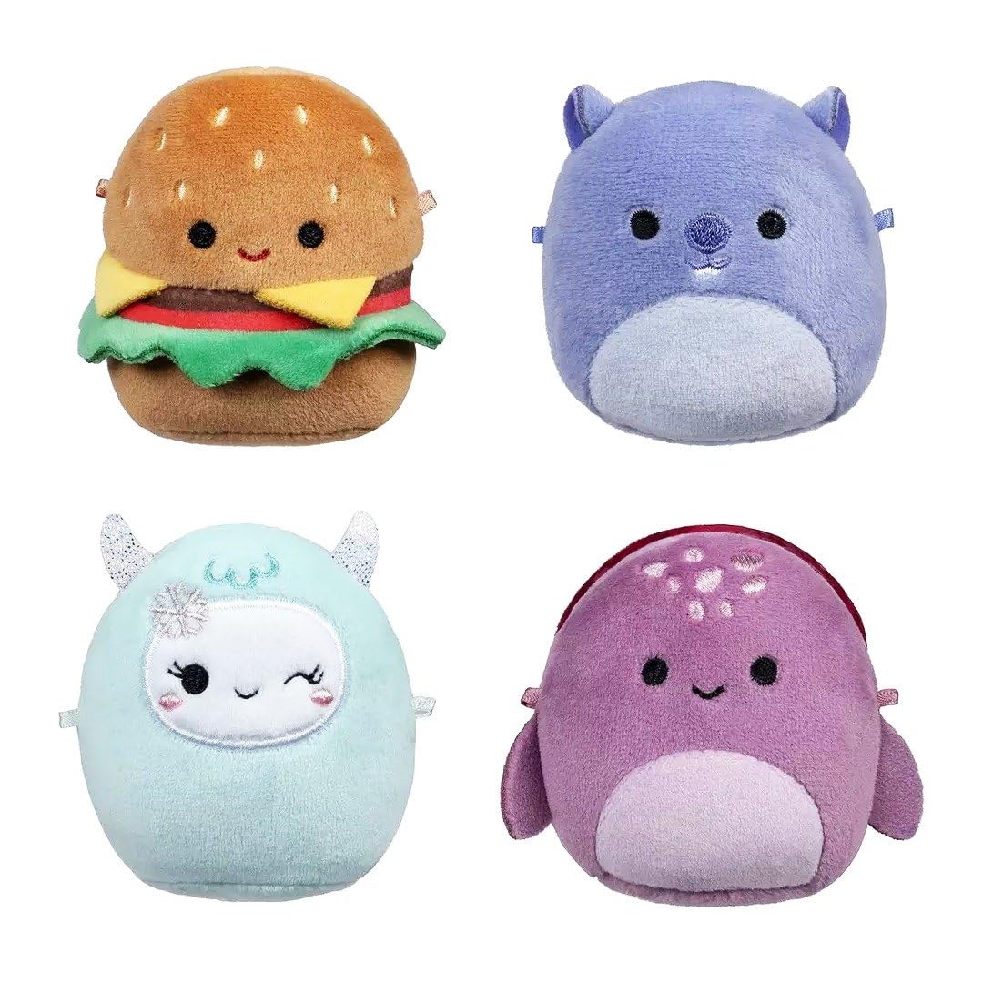 Micromallows SQMM0066 4-Pack Super Soft Mini Squishmallows 6.5cm Plush Figures 3