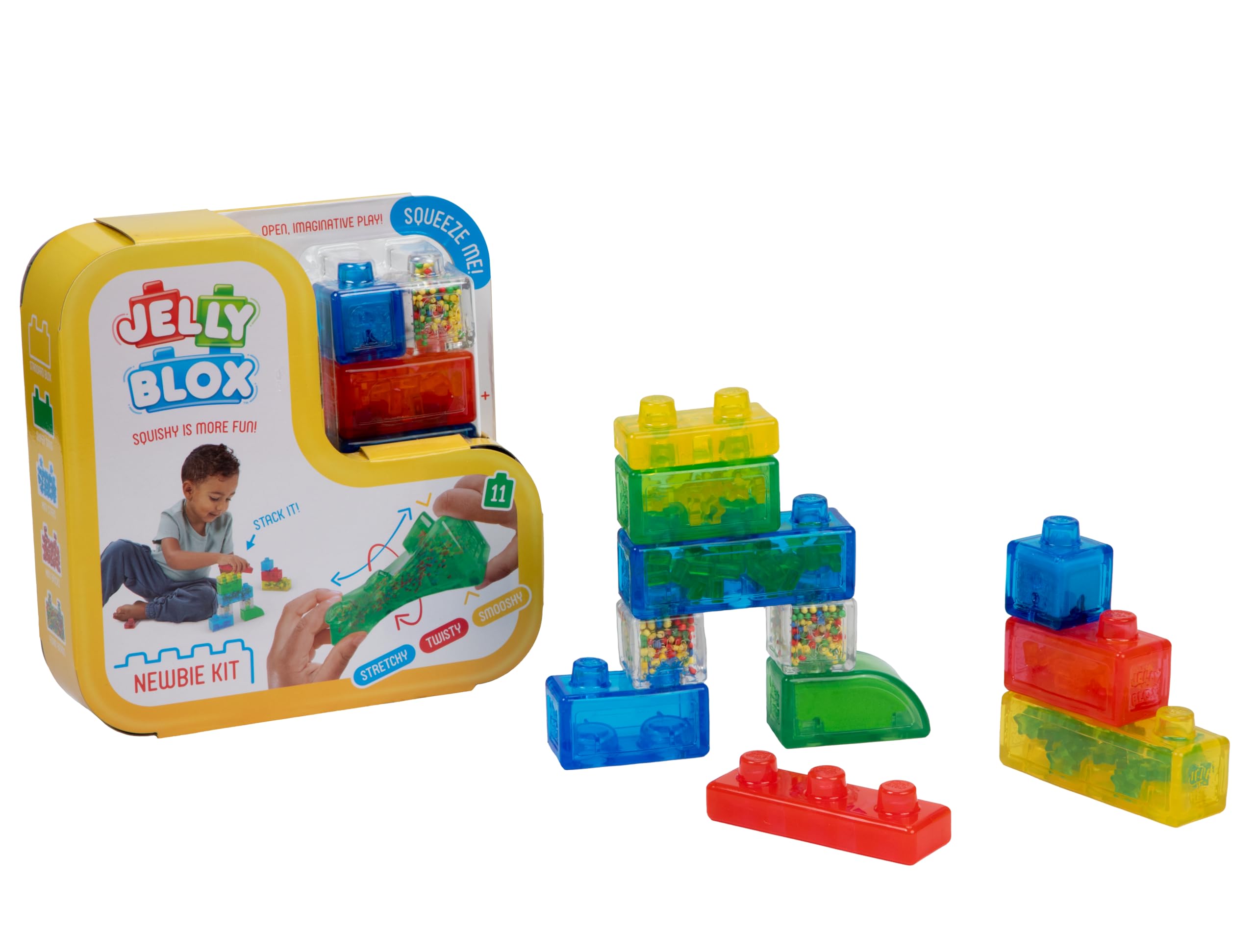 Goliath Jelly Blox - Newbie Kit | Squishy Building Blocks | Ages 2+