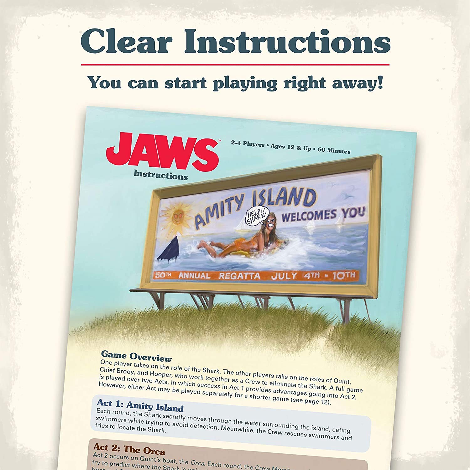 Ravensburger Jaws Strategy Board Game | 2-4 Players | Ages 12+ | 60 Min Playtime 5